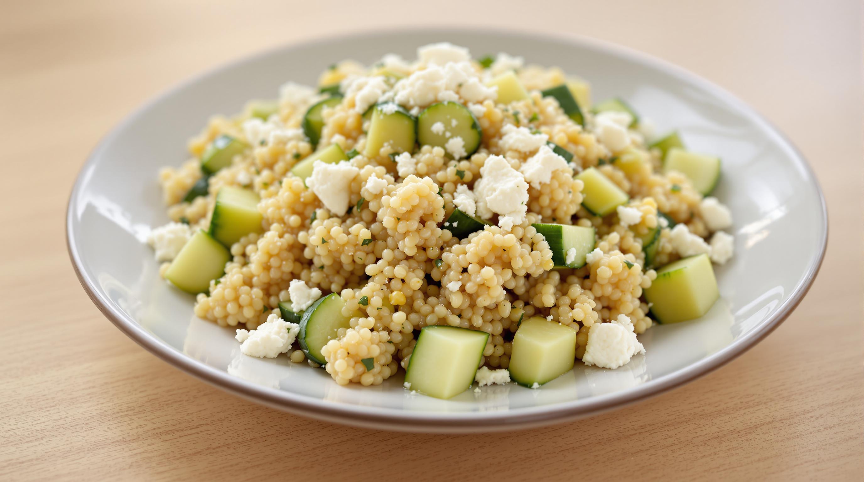 Cucumber Feta Quinoa Salad