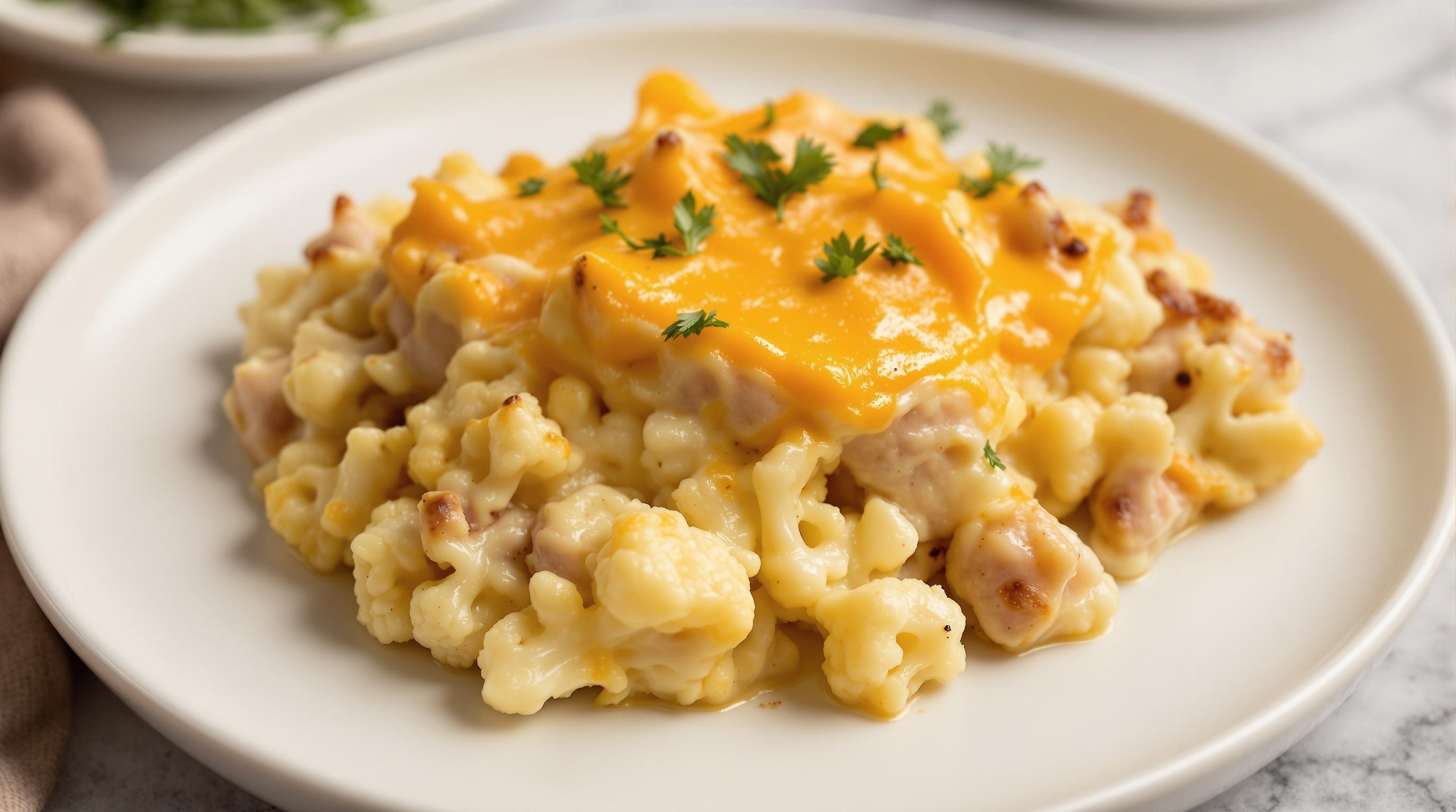 Festive Keto Turkey and Cauliflower Bake