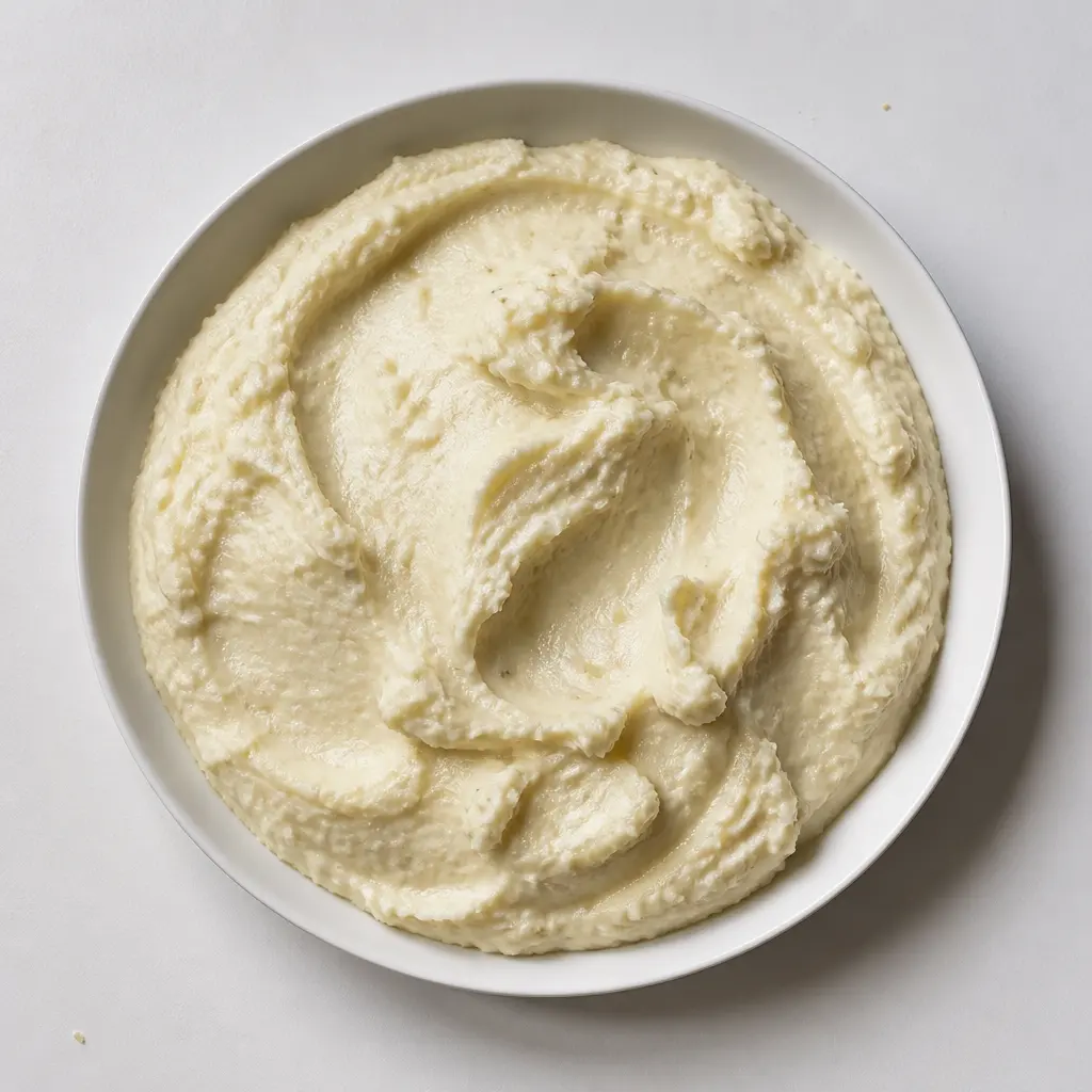 Garlic and Cream Cheese Cauliflower Mash