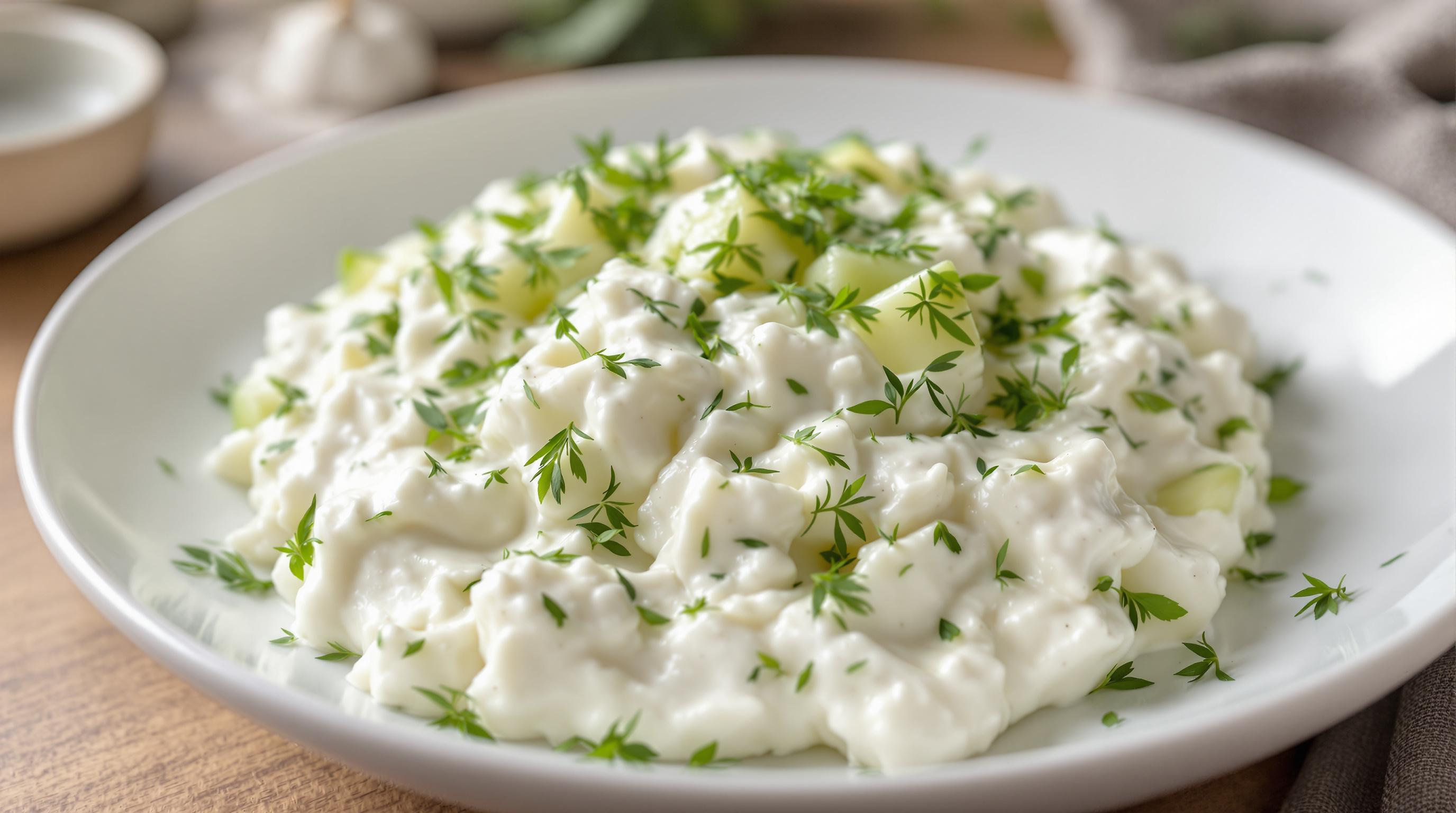 Greek Yogurt with Cucumber and Dill