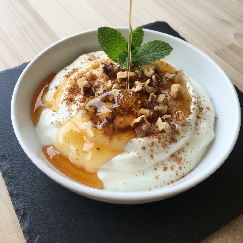 Greek Yogurt with Honey and Walnuts