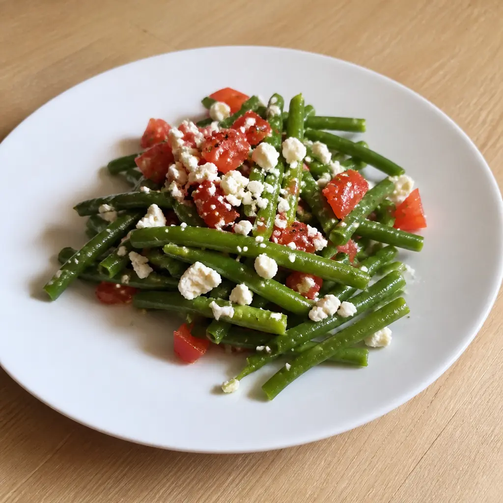 Green Beans with Tomato & Feta