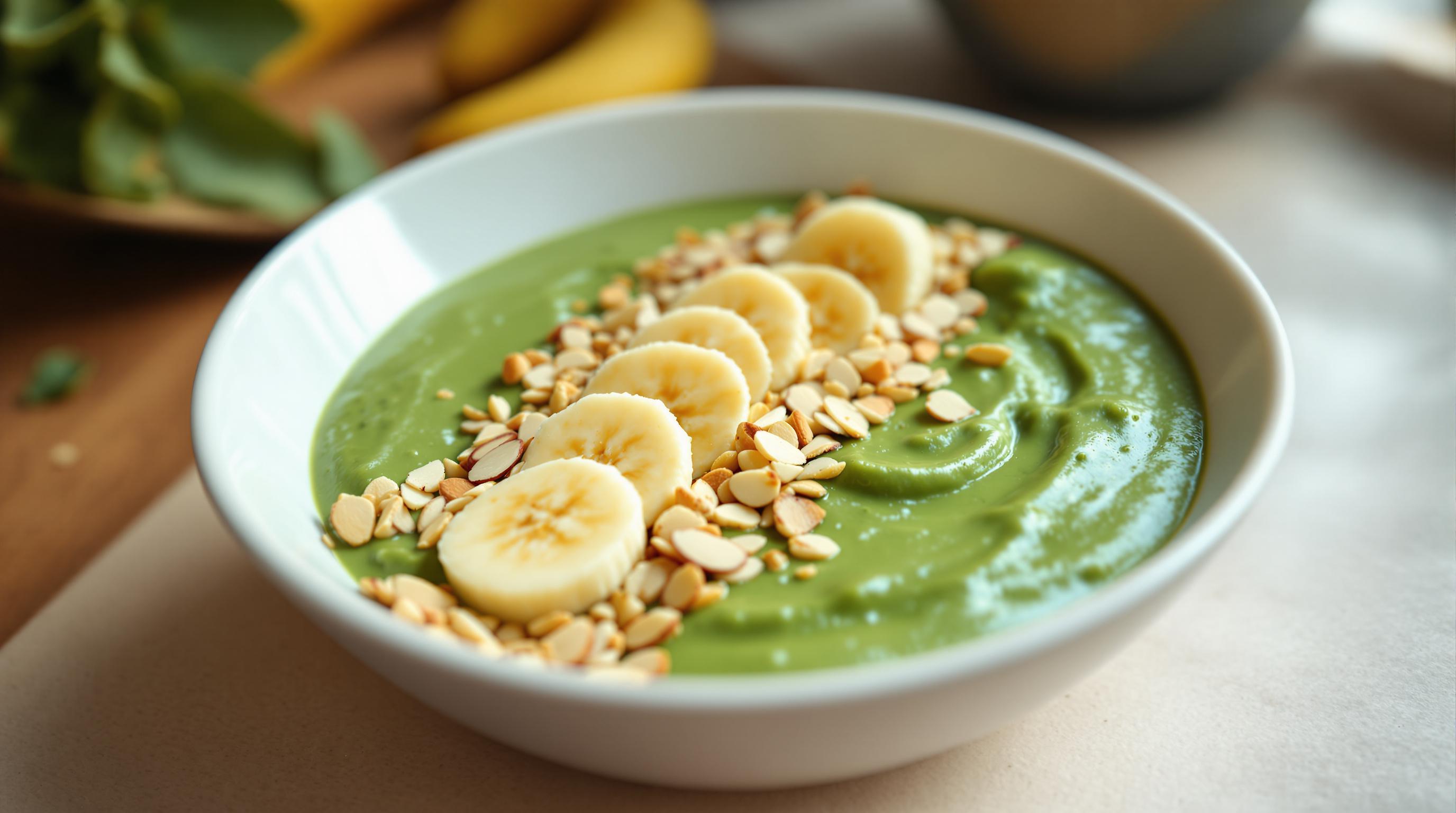 Green Protein Power Smoothie Bowl