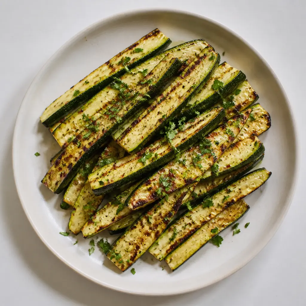 Grilled Courgette Spears