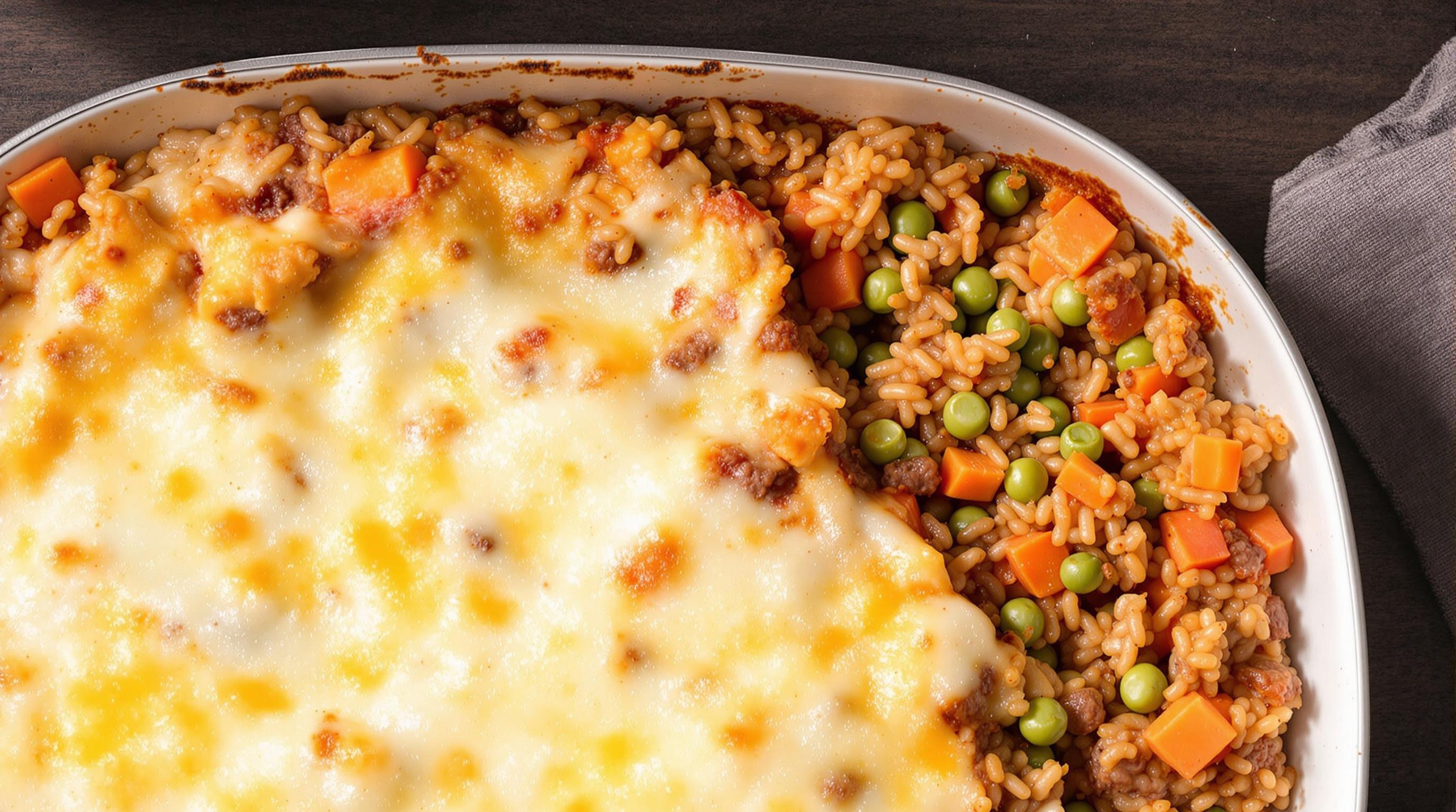 Ground Beef and Rice Casserole