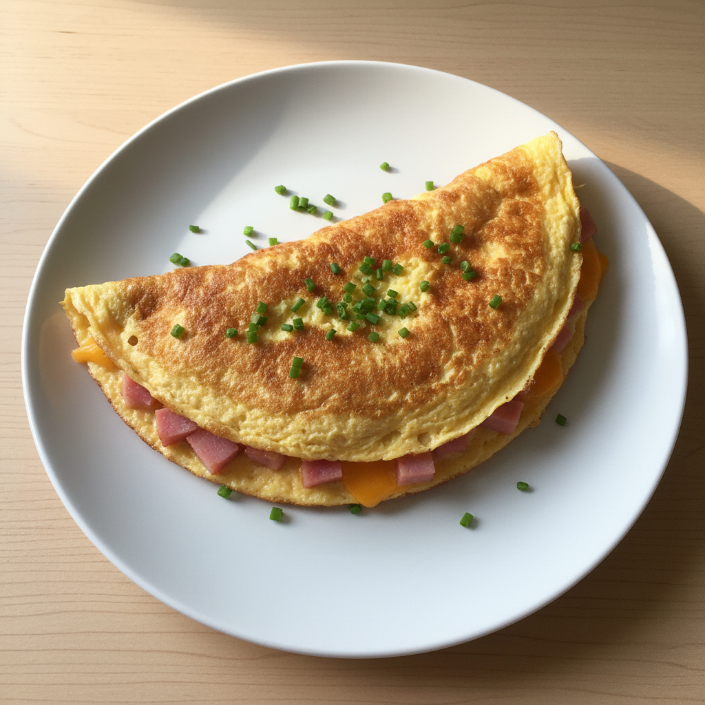 Ham and Cheese Omelette