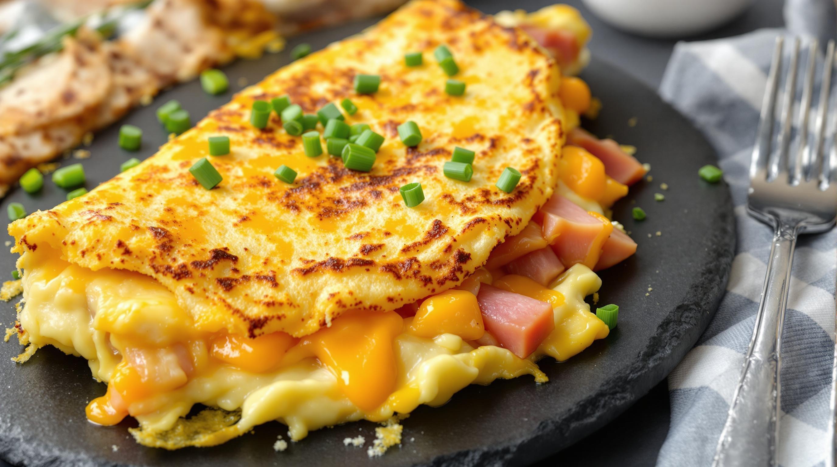 Ham and Cheese Omelette
