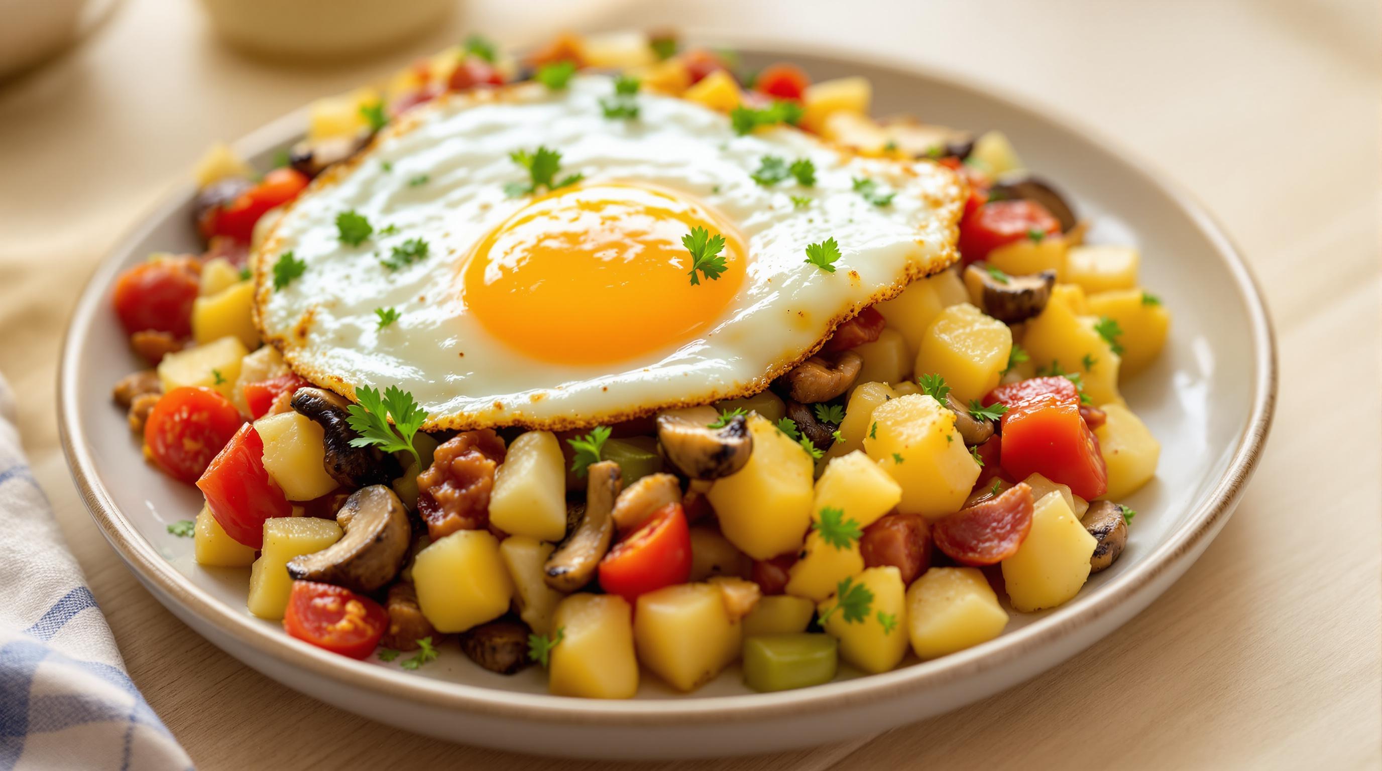 Hearty British Breakfast Hash