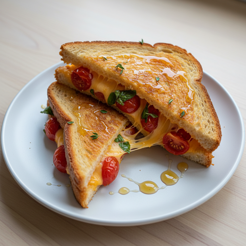 Herbed Cheese & Tomato Sandwich