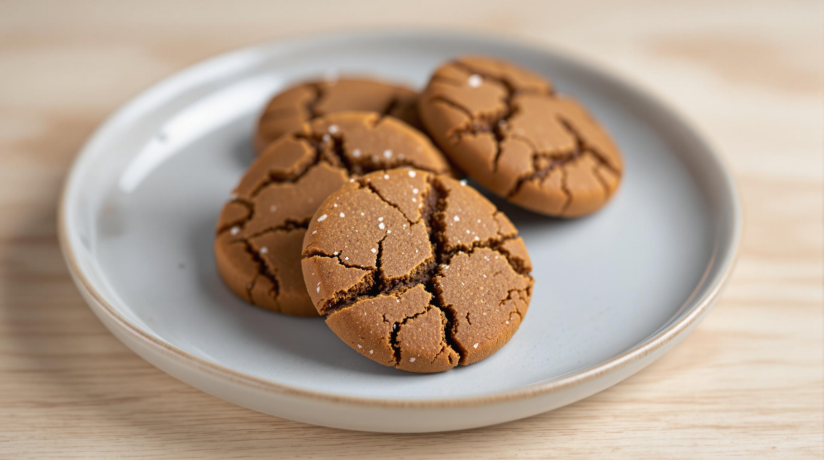 High Protein Festive Gingerbread Biscuits