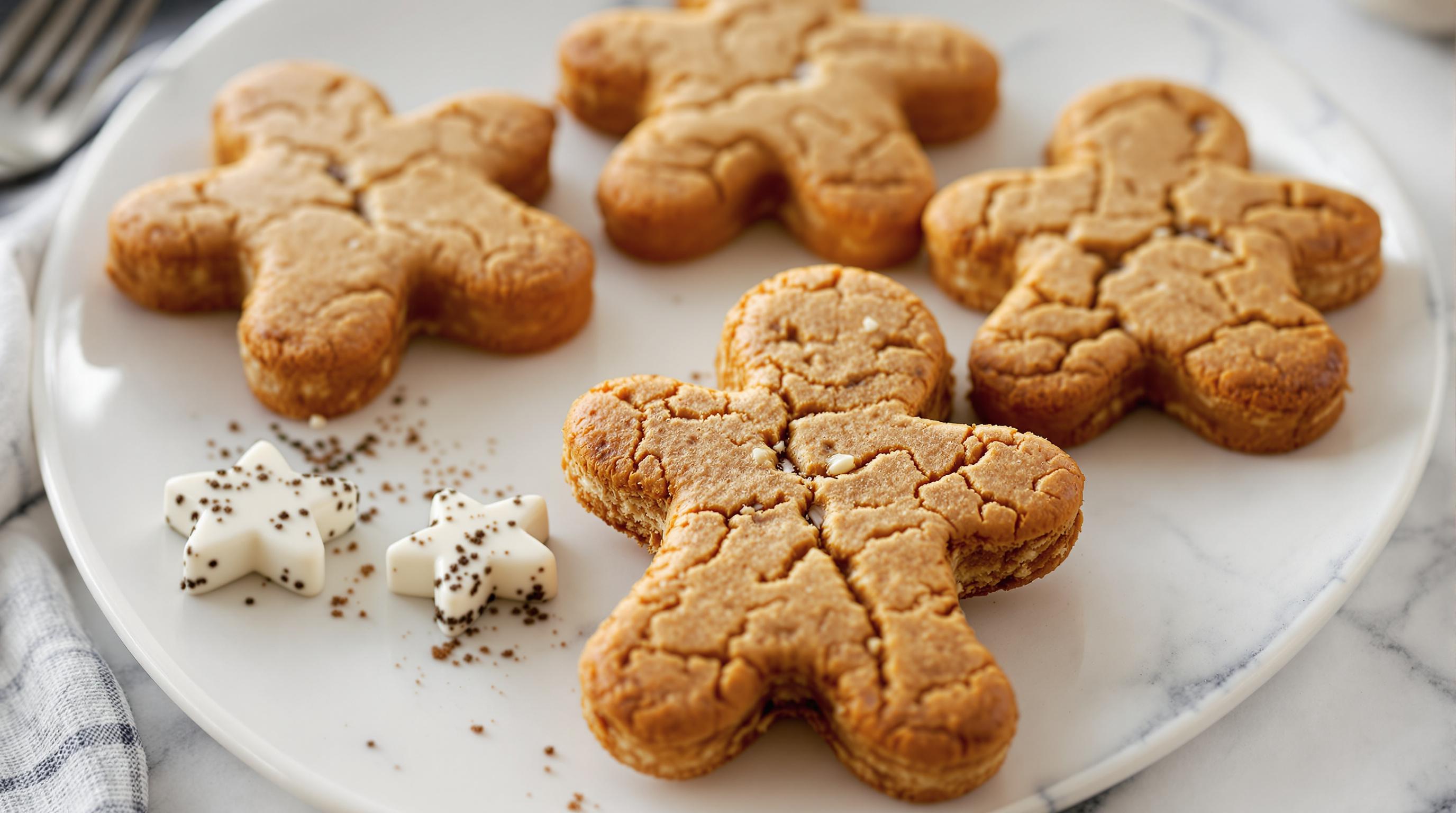 High Protein Festive Gingerbread Biscuits