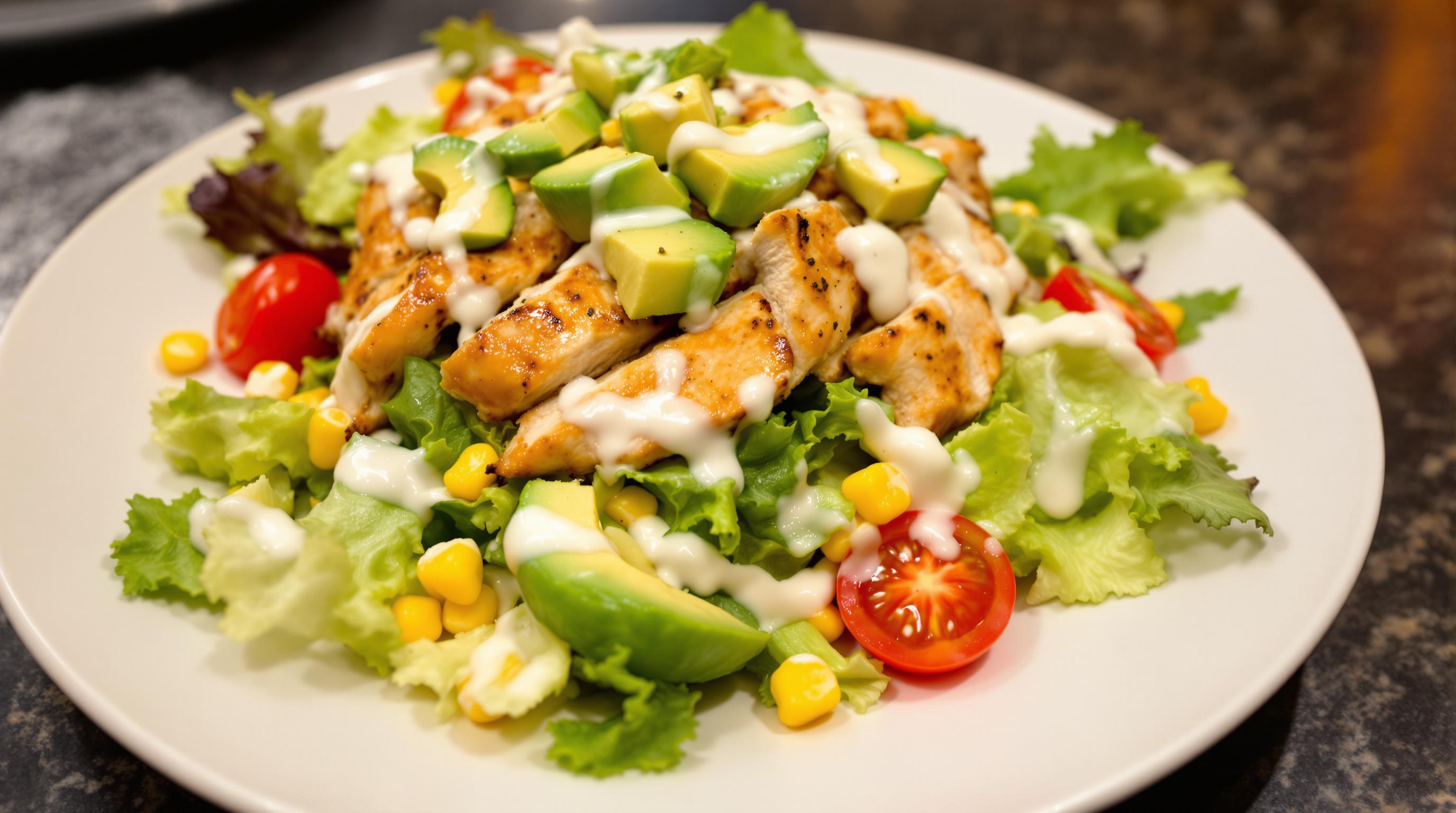 High Protein Honey Chicken Salad