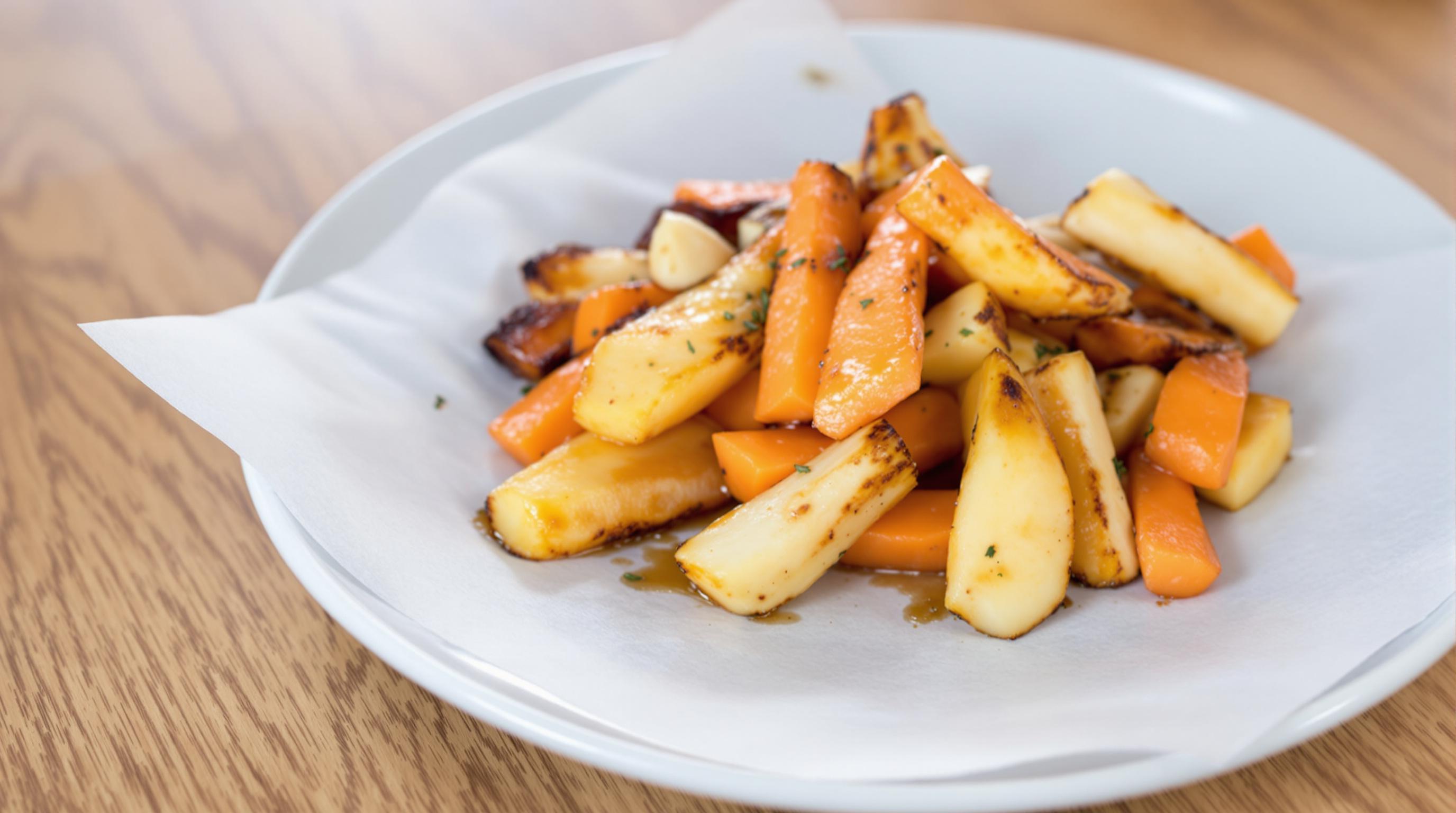 Honey Glazed Roast Parsnip and Carrot