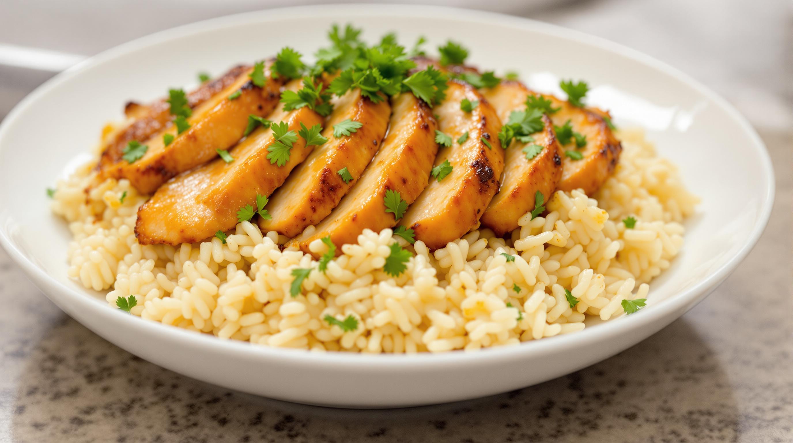 Honey Mustard Chicken and Rice Bowl