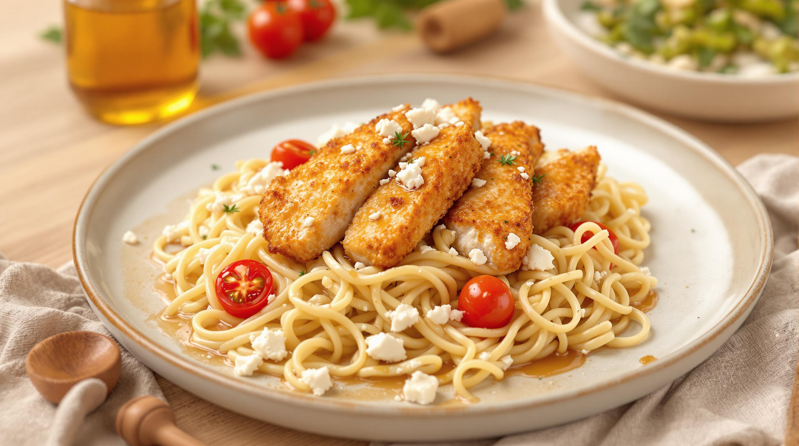 Hot Honey Cripsy Chicken Linguine