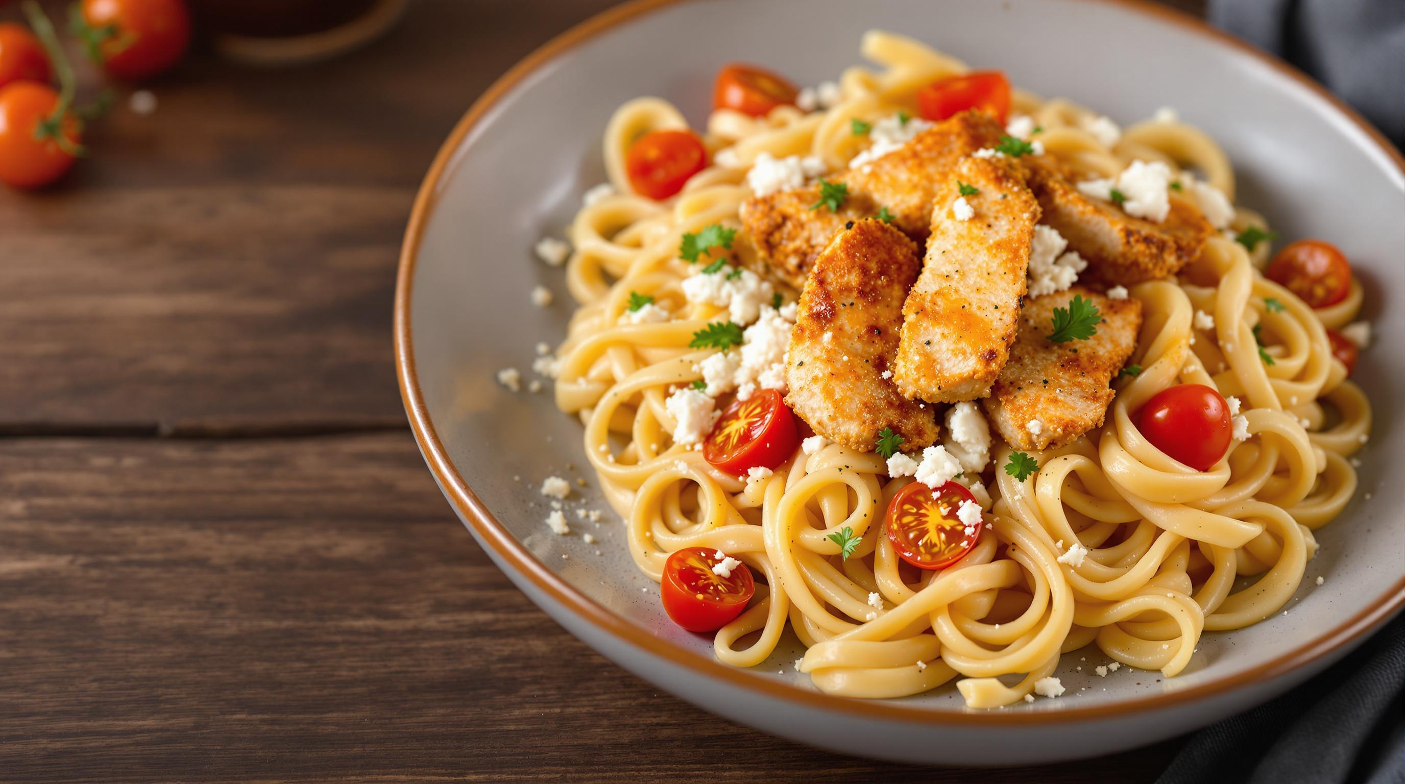 Hot Honey Cripsy Chicken Linguine