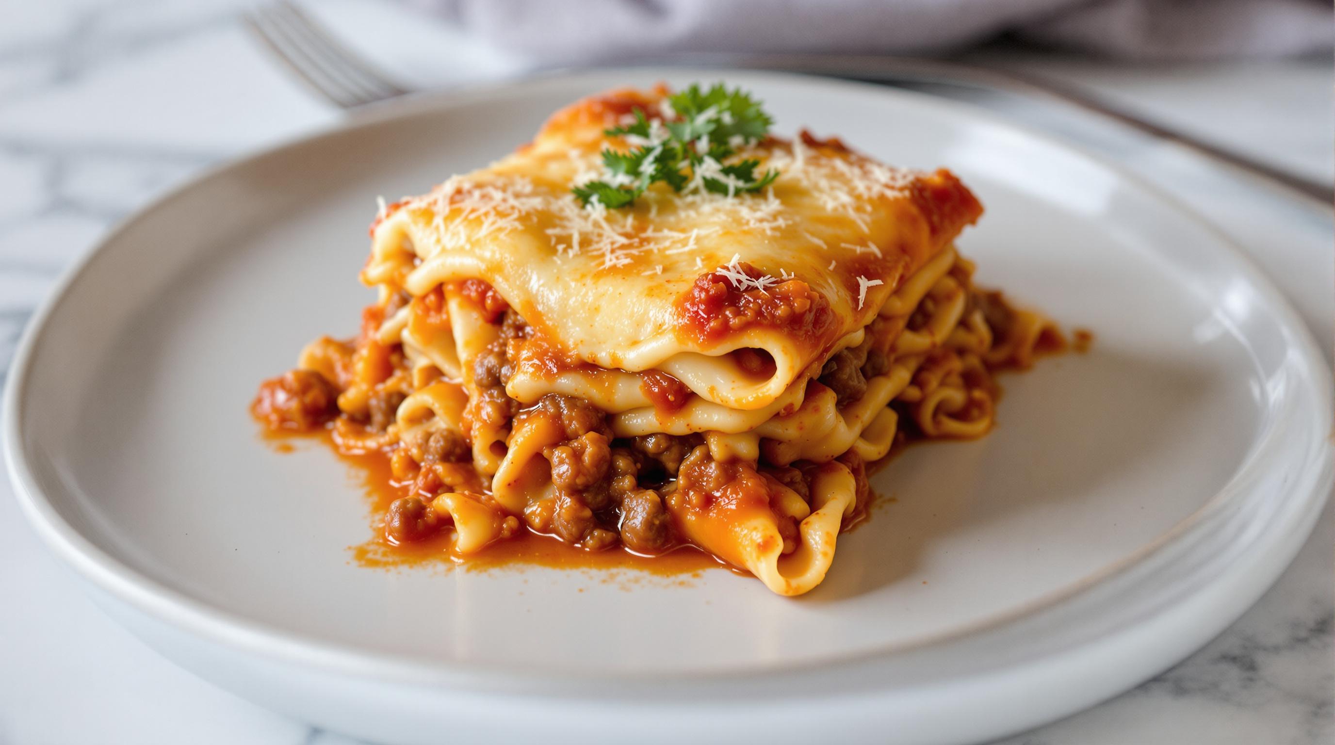 Individual Beef Lasagne