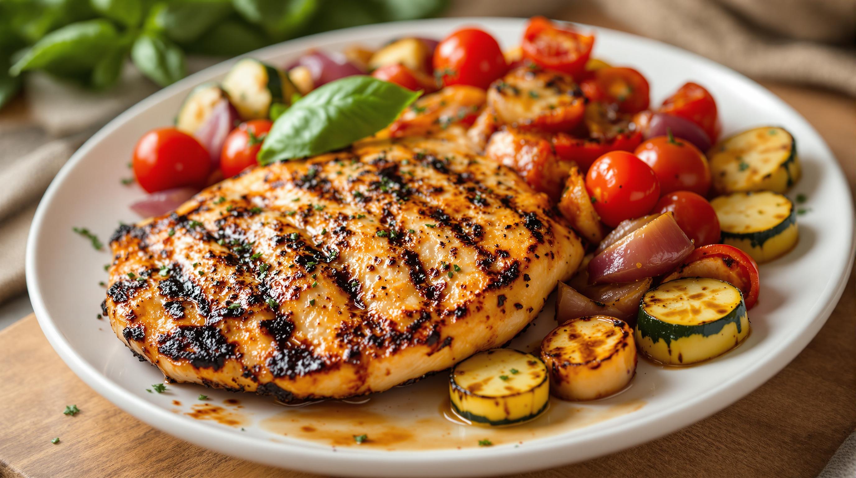 Italian Grilled Chicken with Veggies