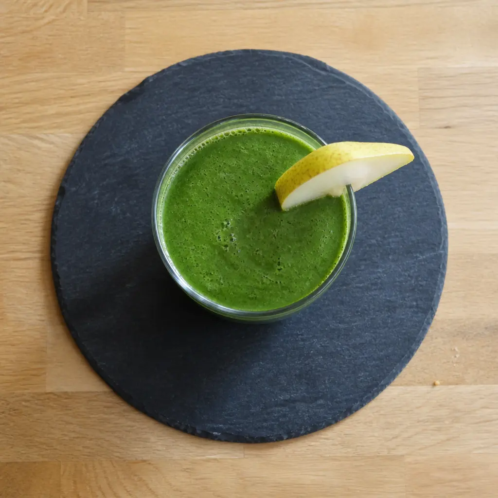 Kale, Spinach, and Pear Smoothie
