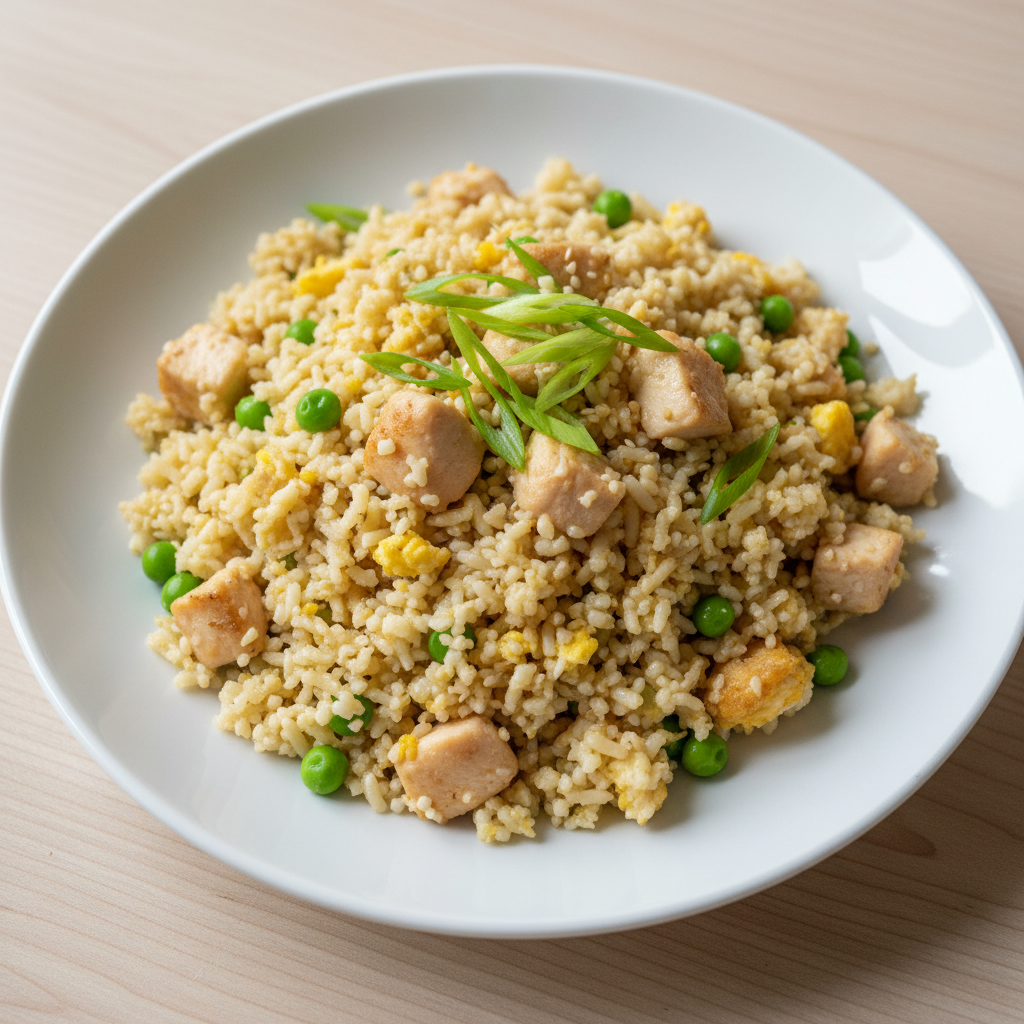 Keto Chinese Cauliflower Fried Rice