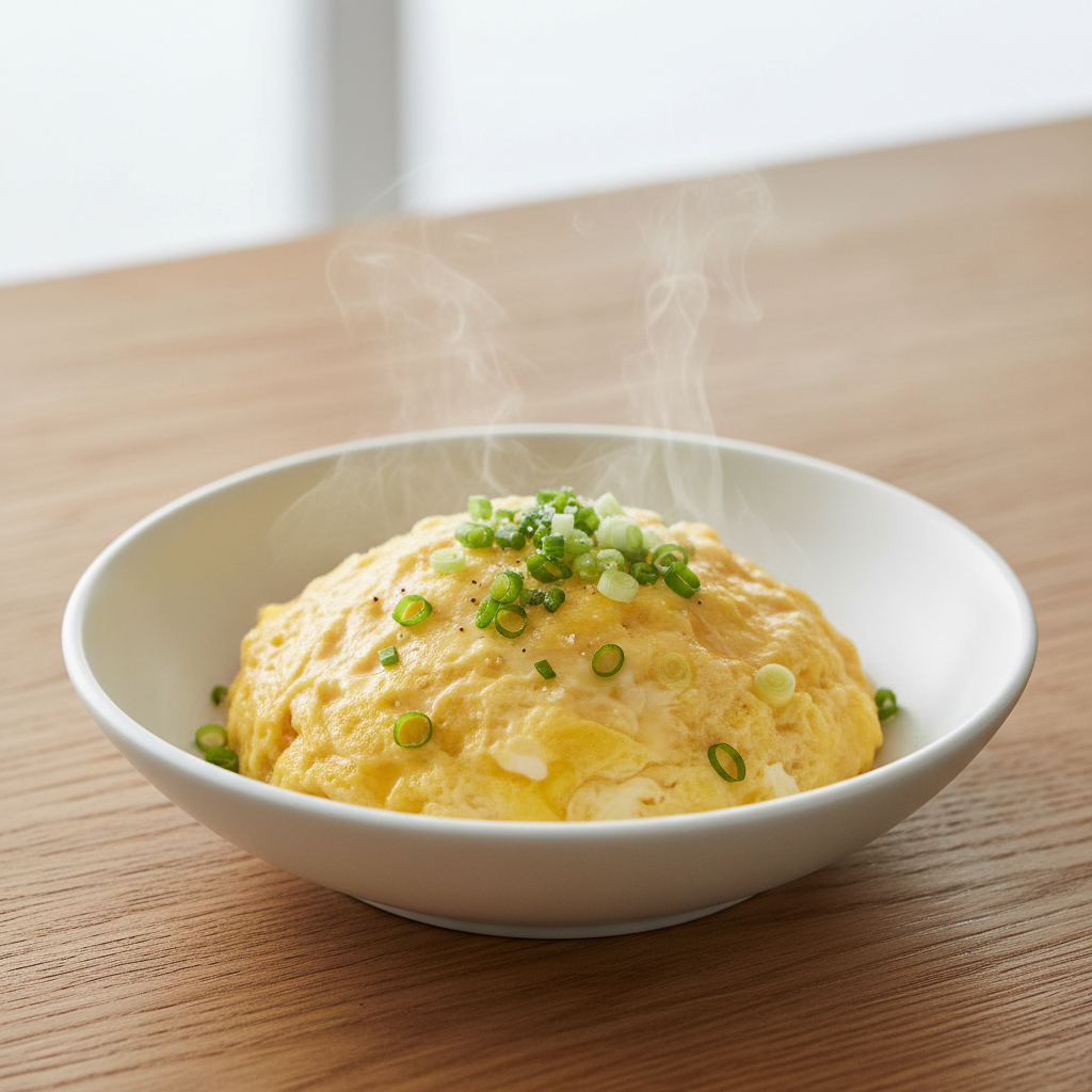 Korean  Style Steamed Scrambled Eggs