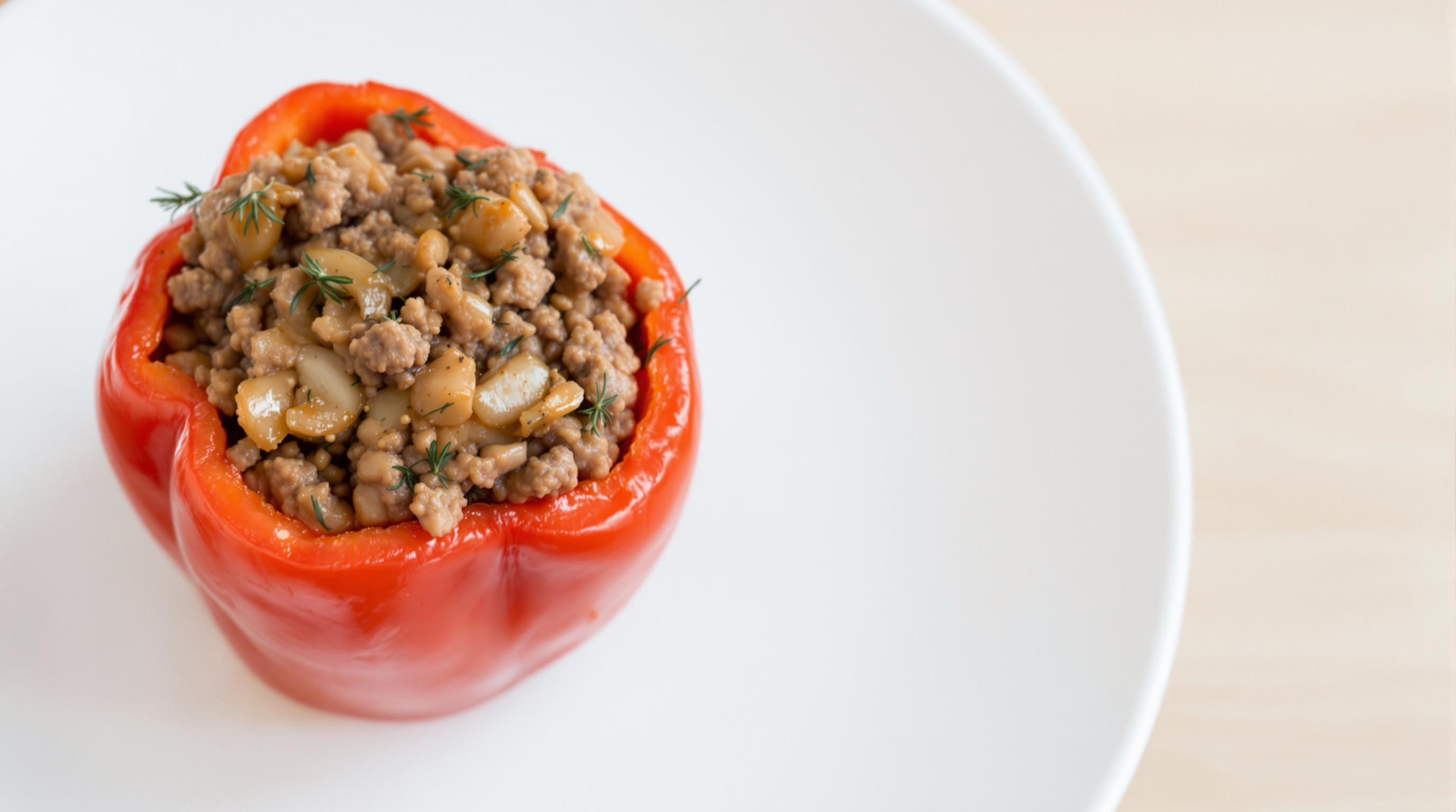 Lamb and Lime Stuffed Peppers