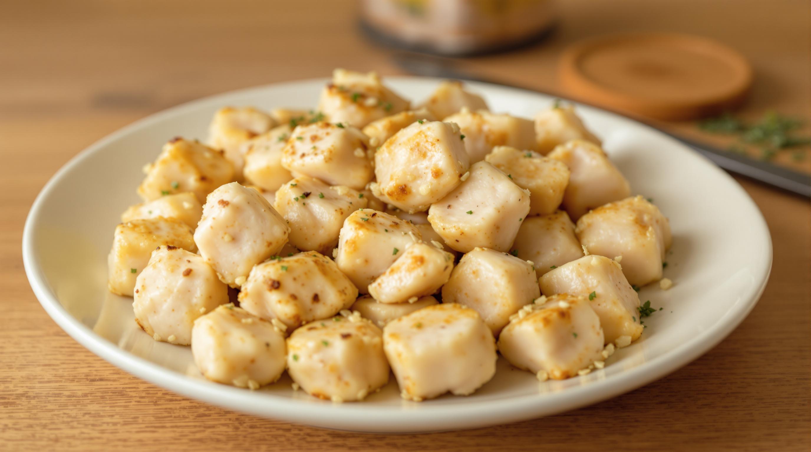 Lemon Garlic Chicken Bites