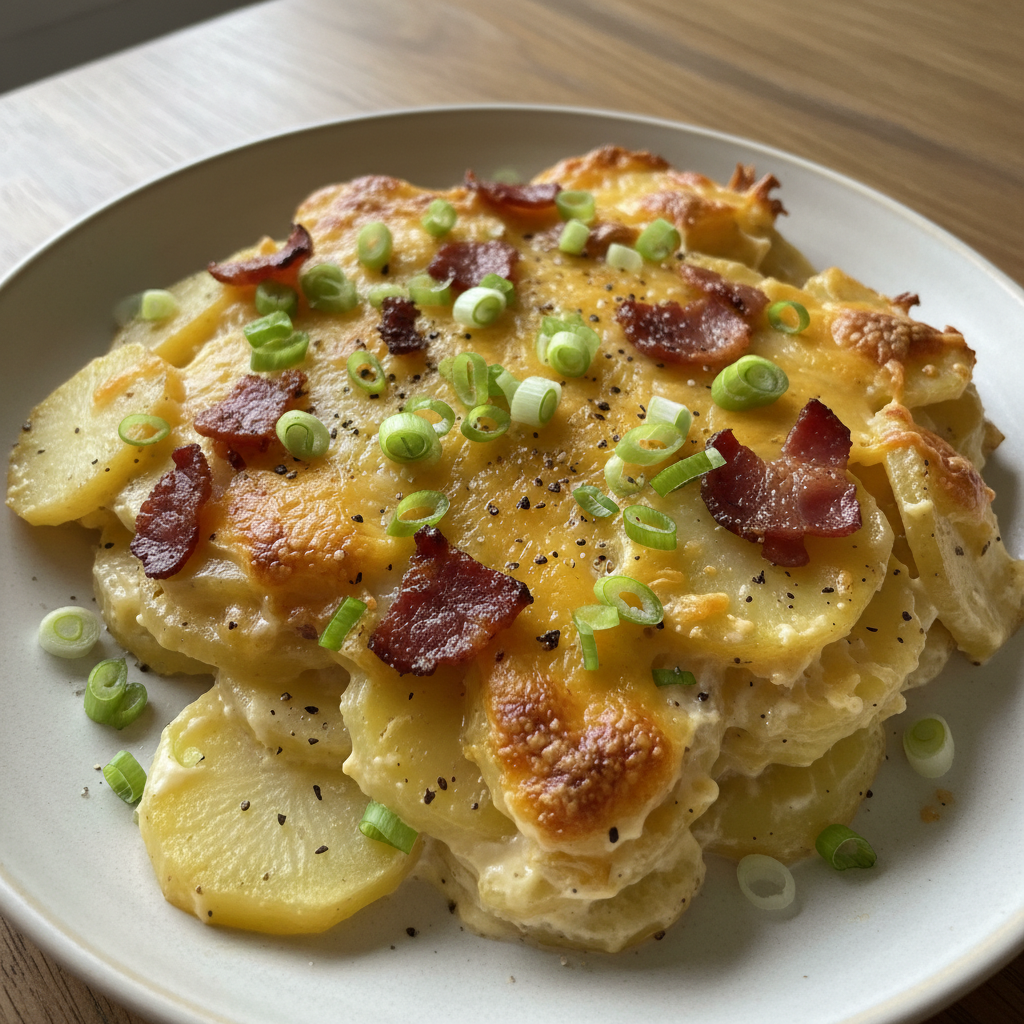 Loaded Potato Gratin