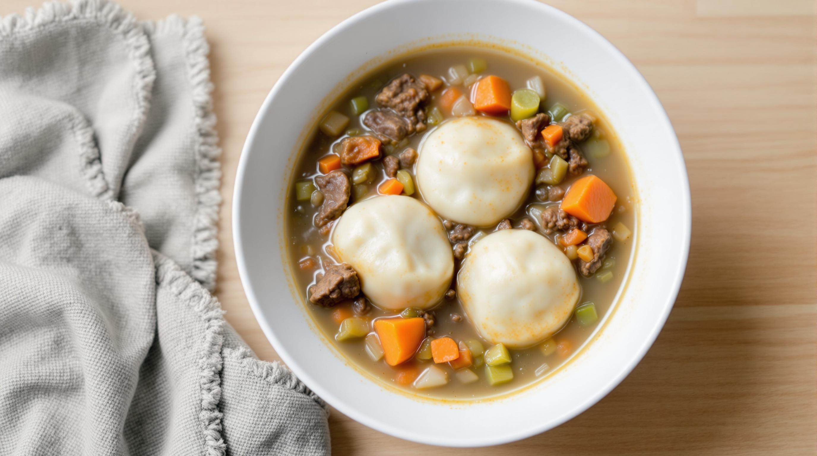 Miso Ragu Stew with Dumplings