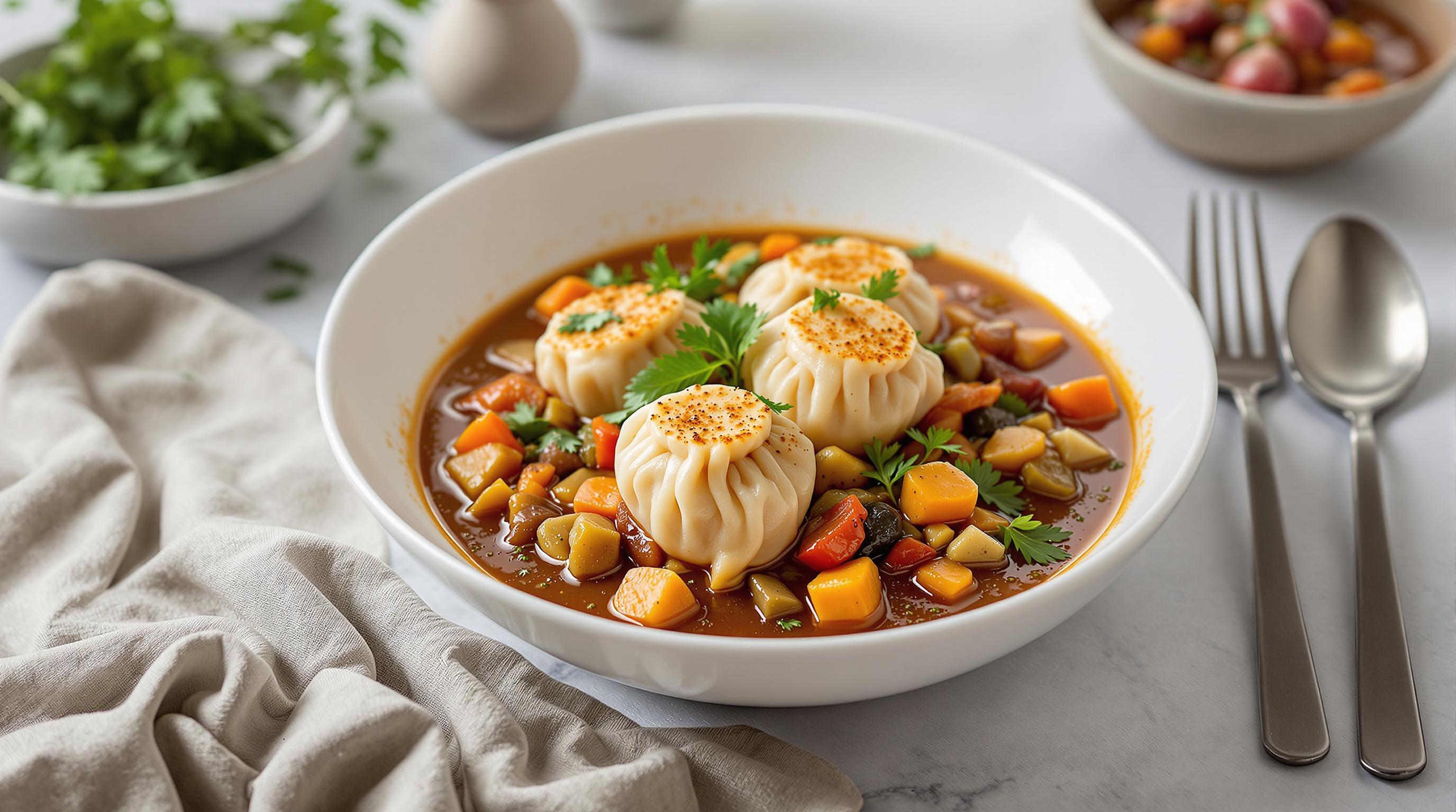 Miso Ragu Stew with Dumplings