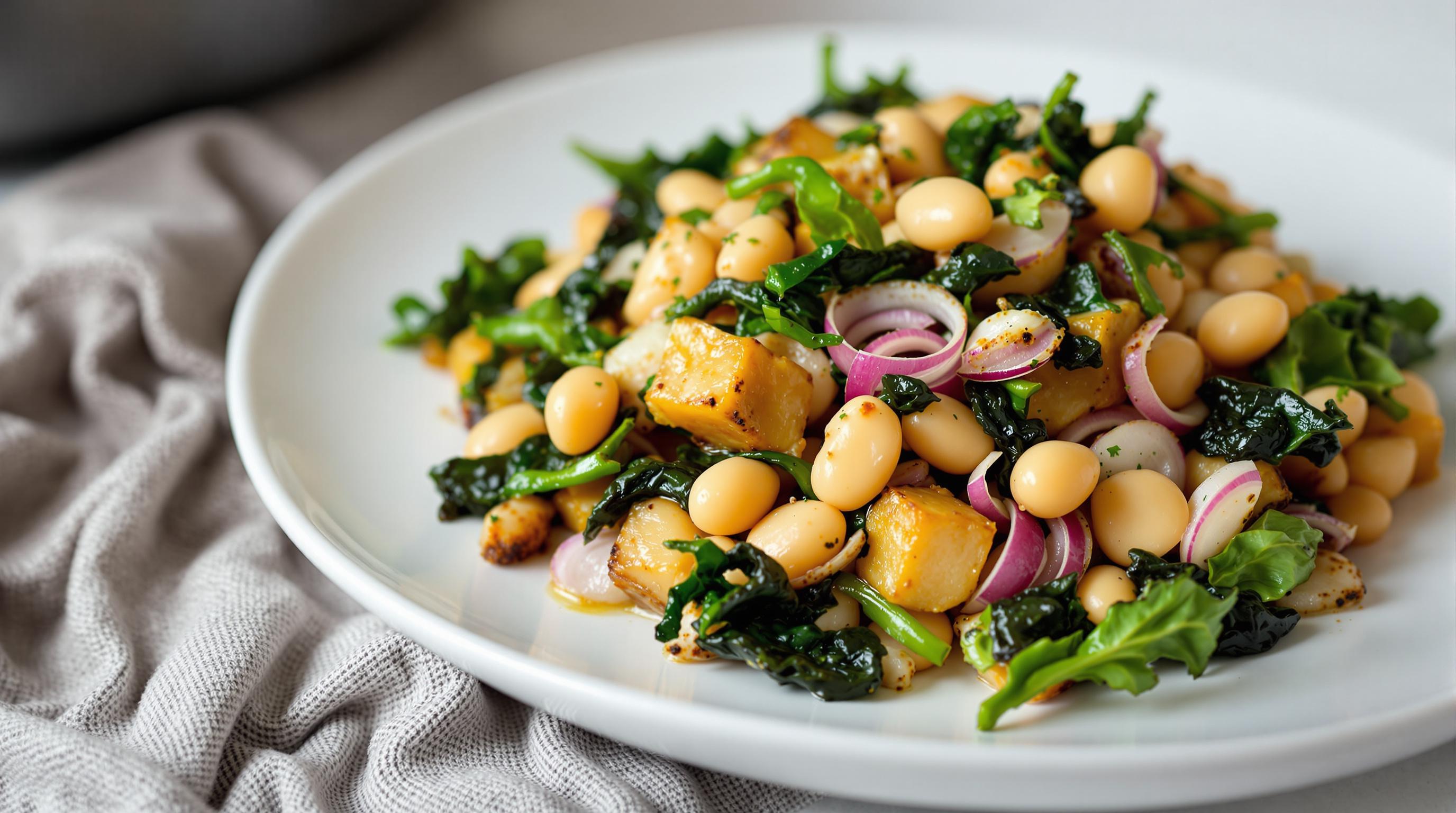 One-Pan Mediterranean Aubergine & Bean Medley