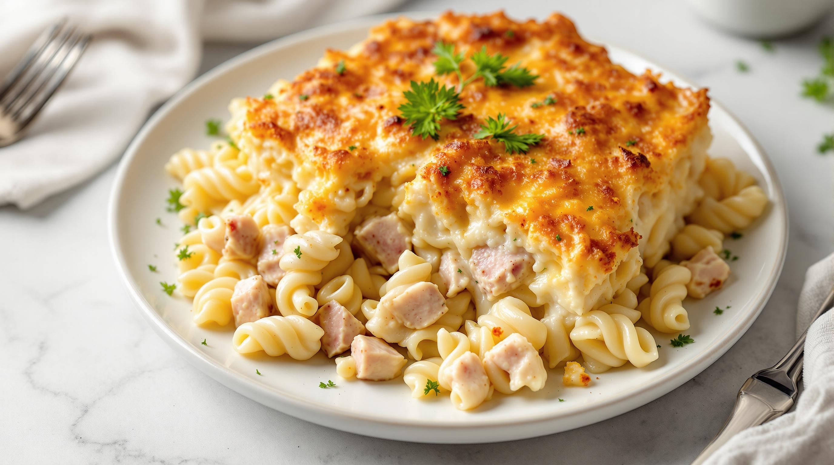 One Pot Tuna Pasta Bake