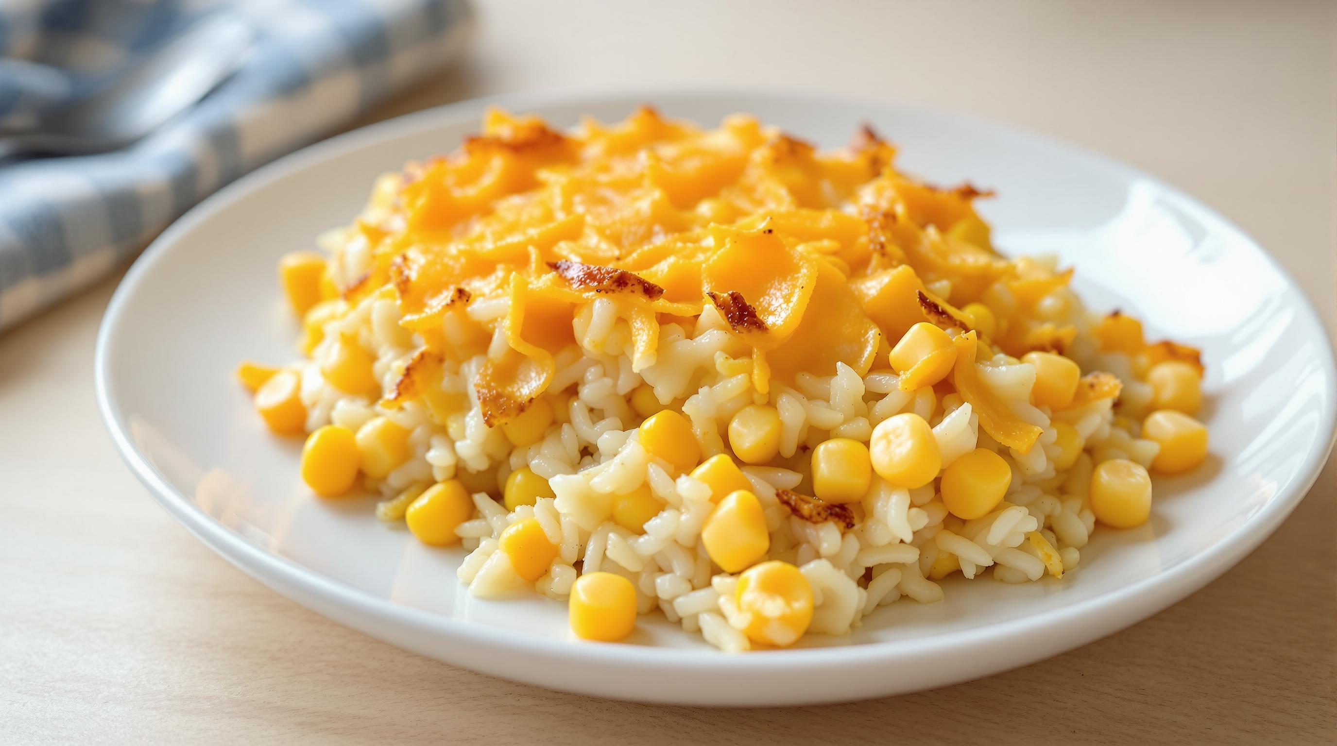 Onion & Corn Rice Casserole