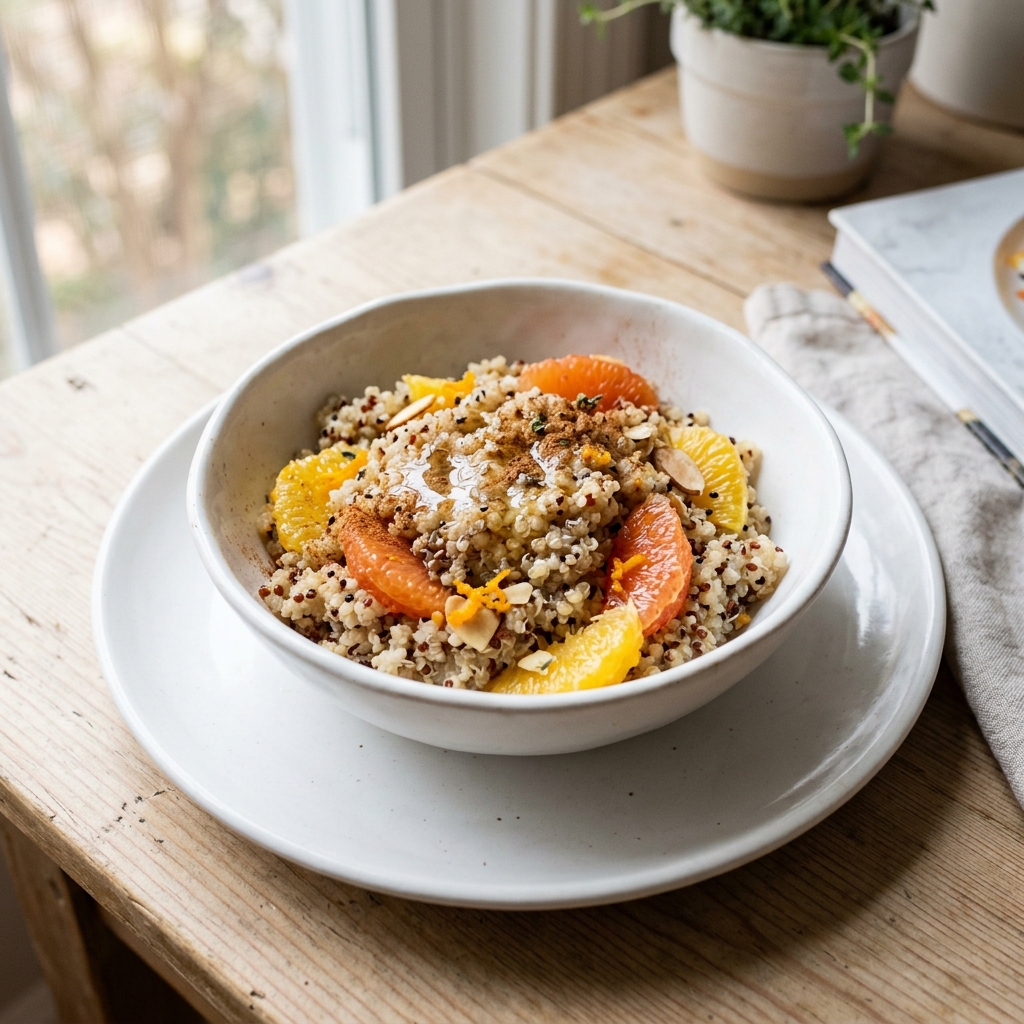 Orange Breakfast Quinoa