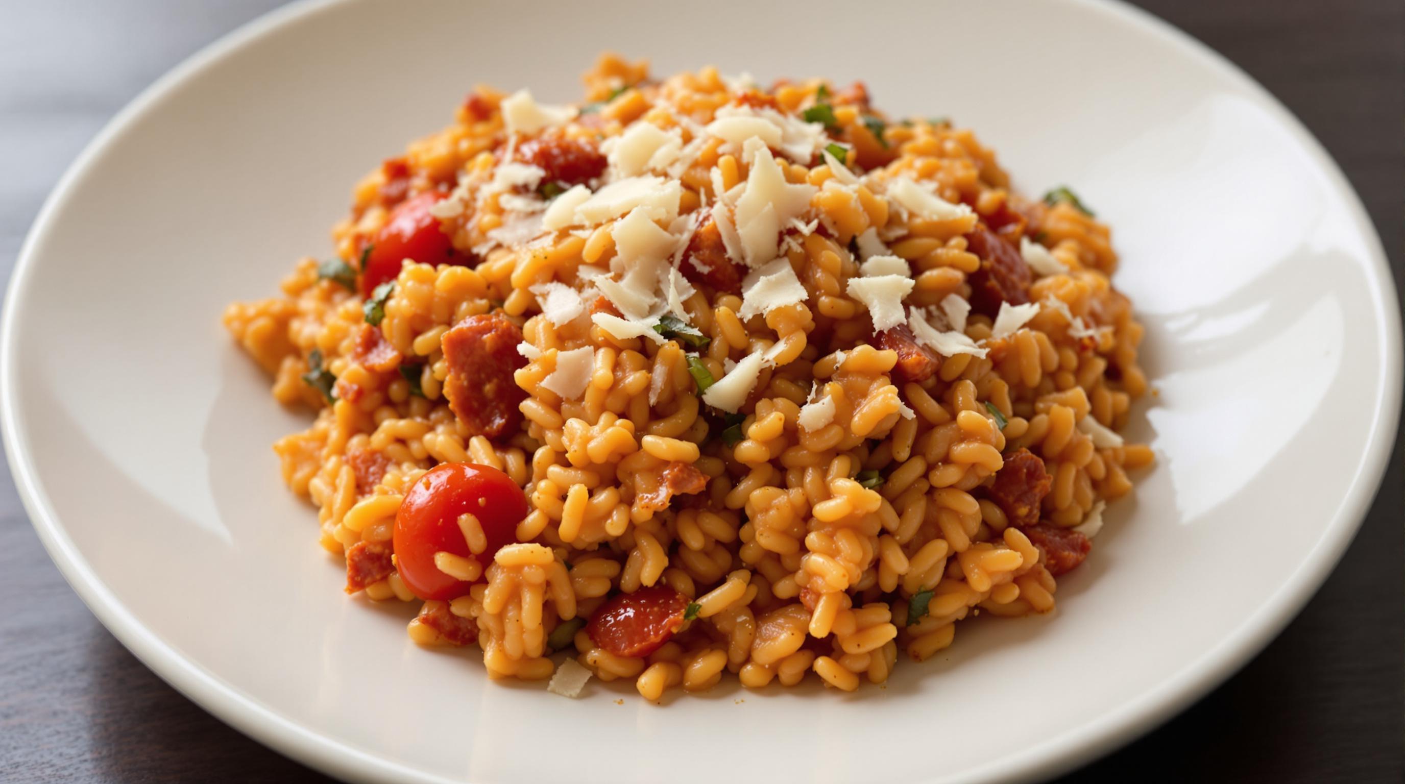 Oven-Baked Chorizo and Tomato Risotto