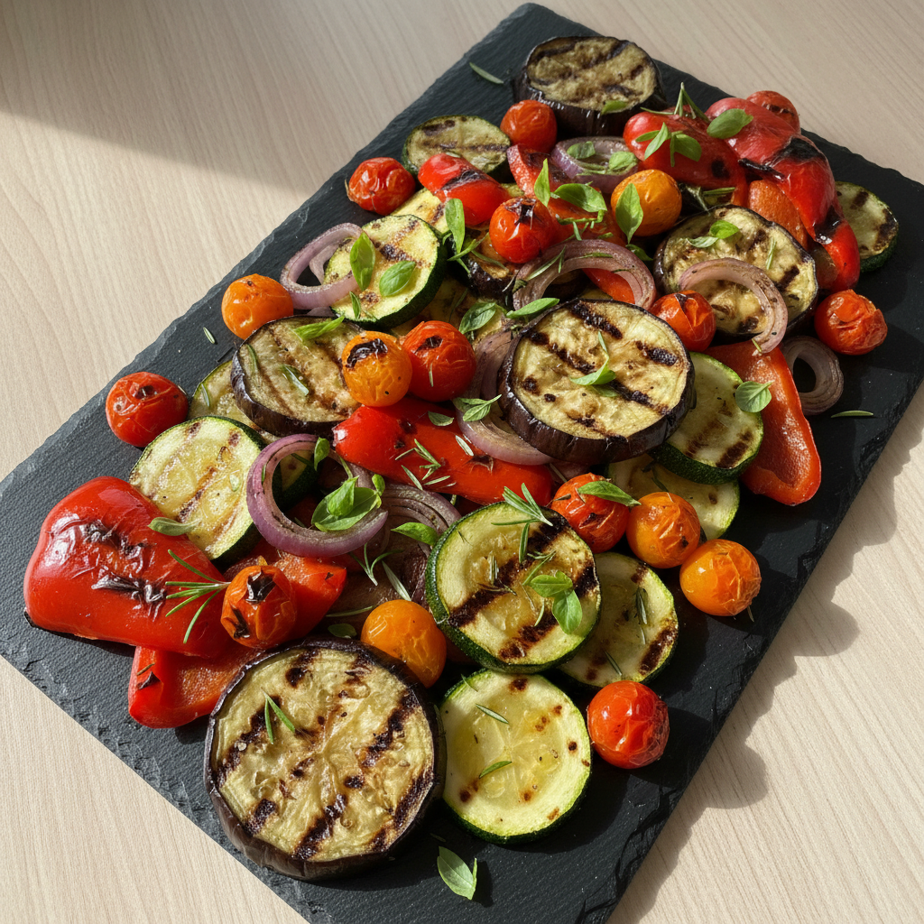 Paleo Mediterranean Grilled Vegetables