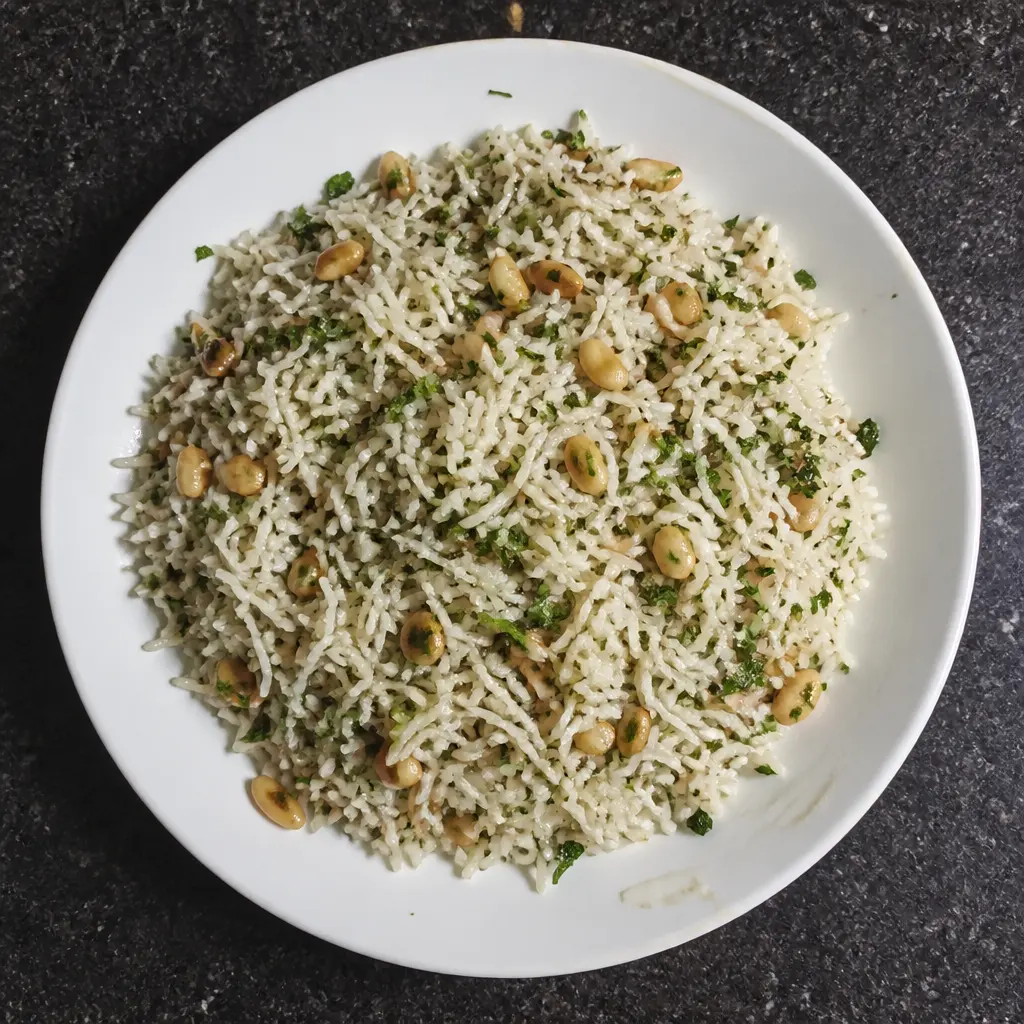 Pine Nut and Basil Rice