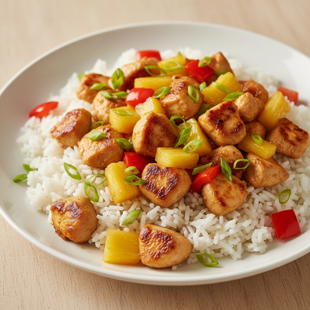 Pineapple Chicken and Rice