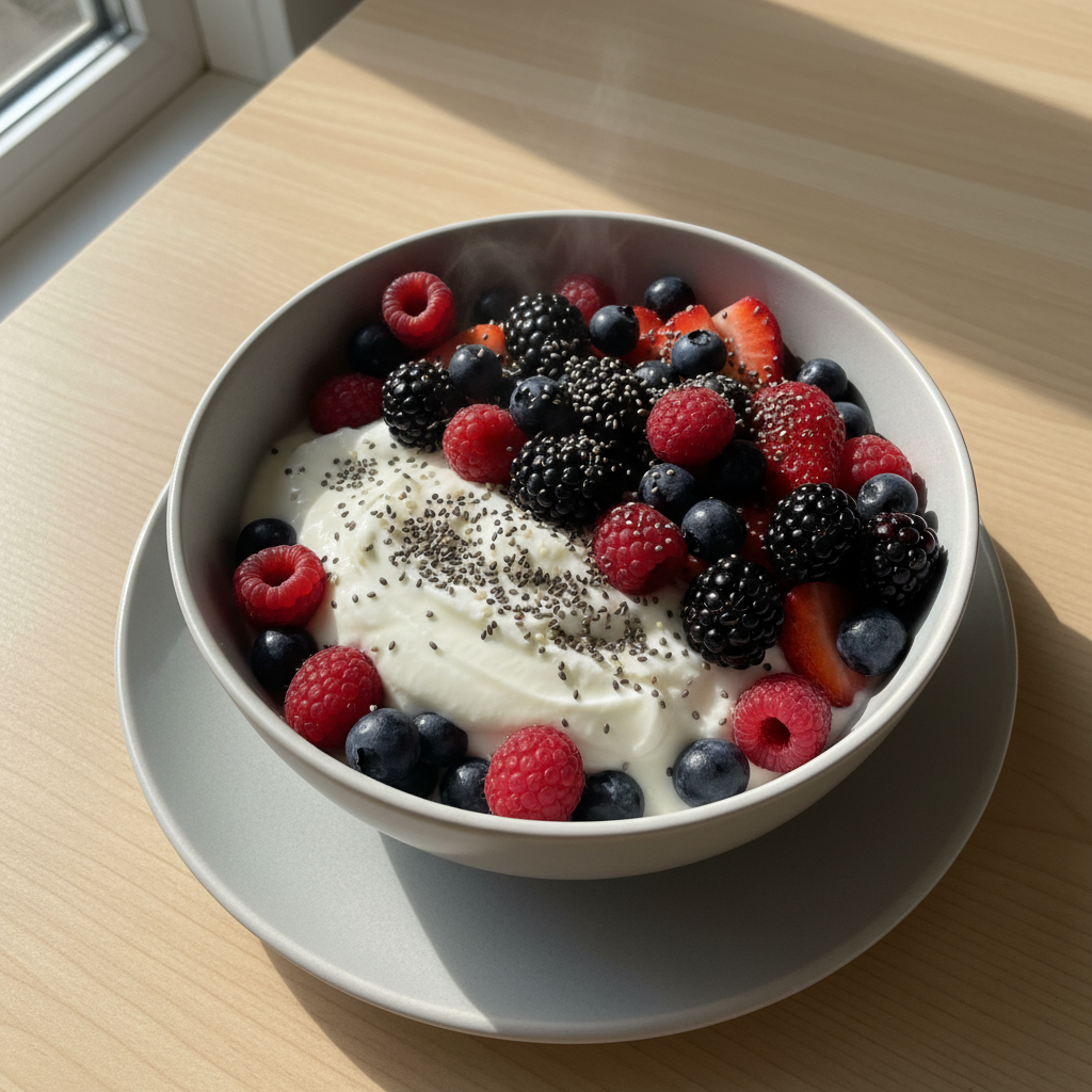 Protein Berry Yogurt Bowl