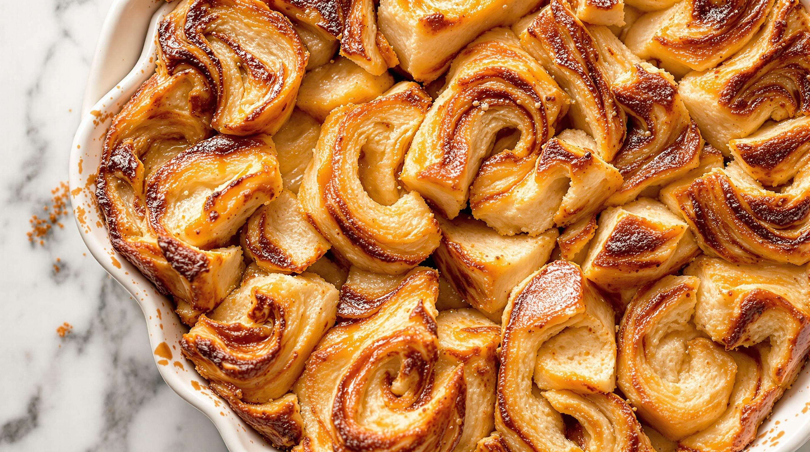 Protein Cinnamon Roll French Toast Bake