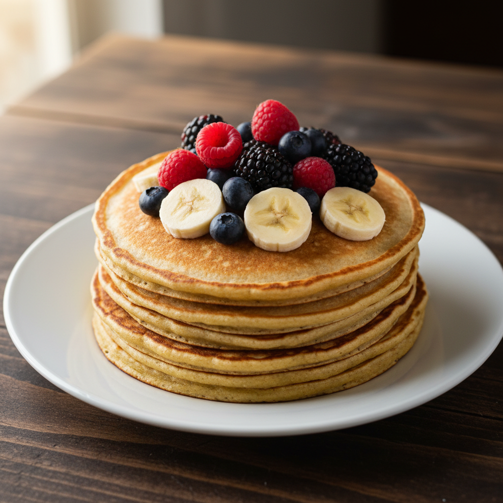 Protein Pancakes with Berries