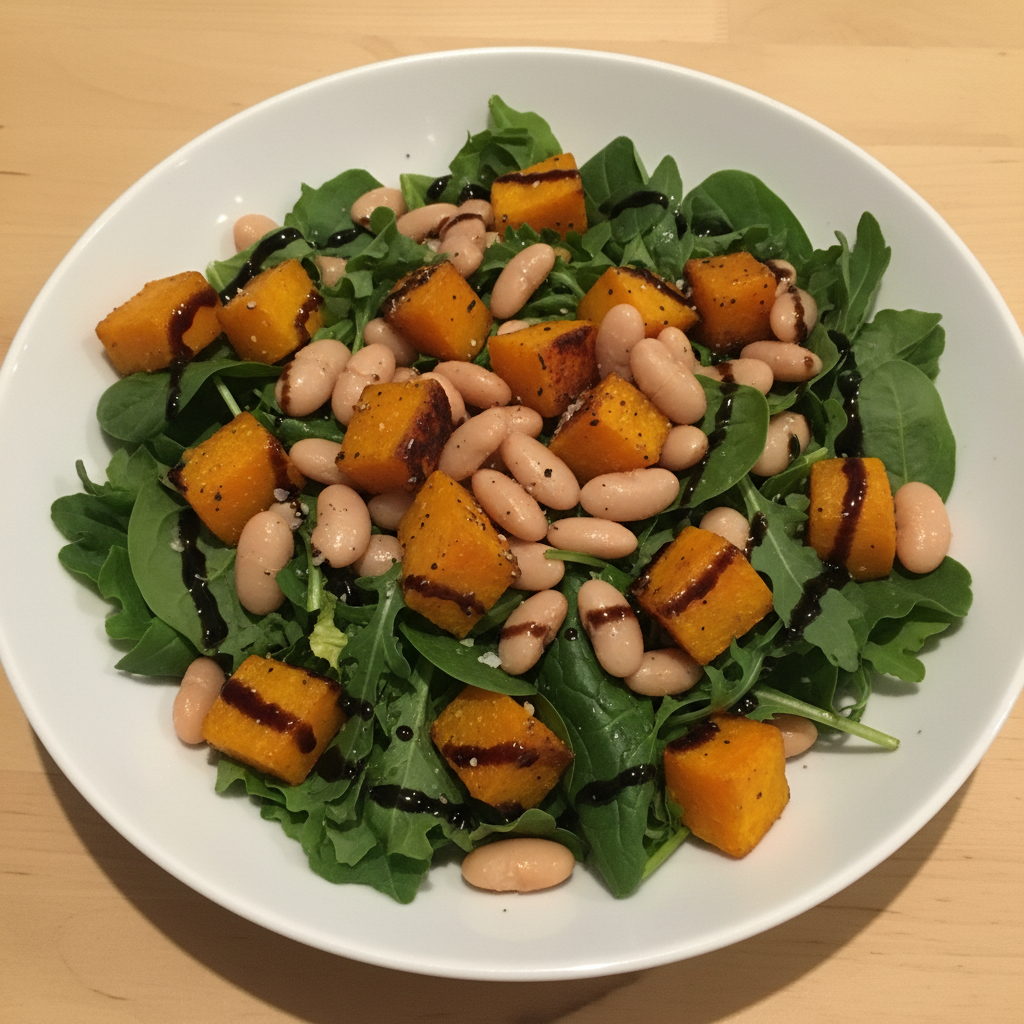 Roasted Butternut Squash & Butter Bean Salad