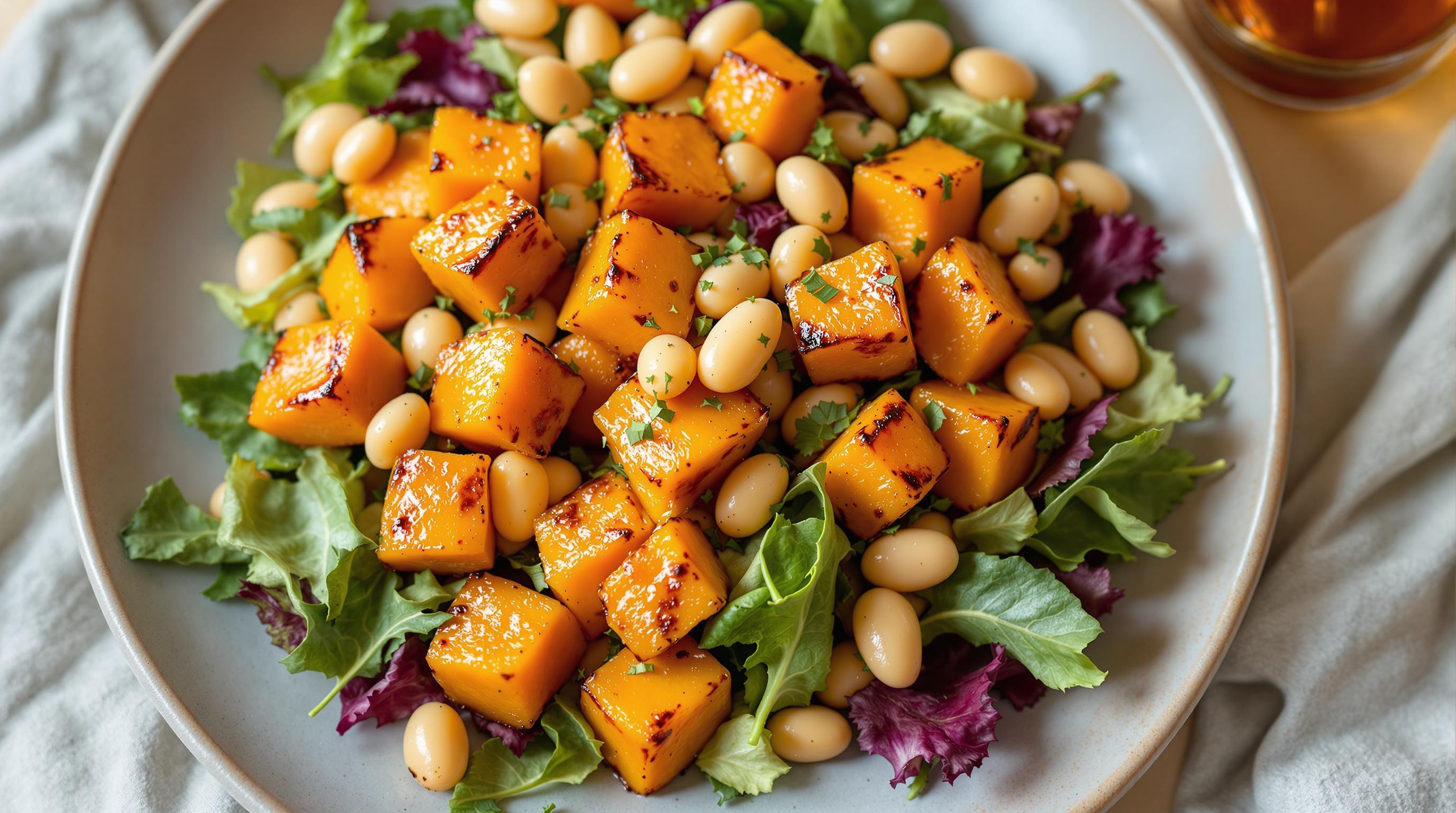 Roasted Butternut Squash & Butter Bean Salad