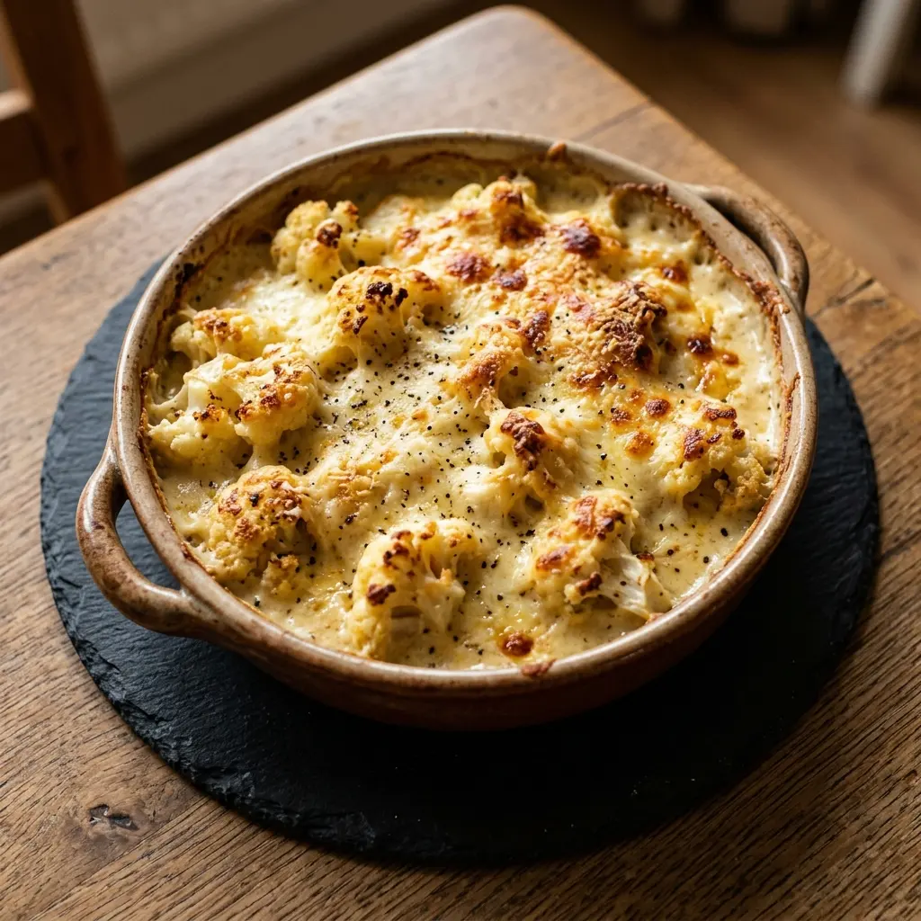 Roasted Cauliflower Cheese