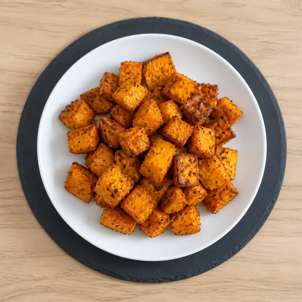Roasted Curry Sweet Potatoes