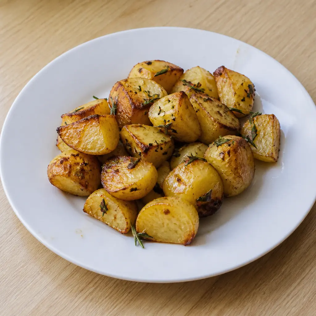 Roasted Potatoes with Rosemary Butter