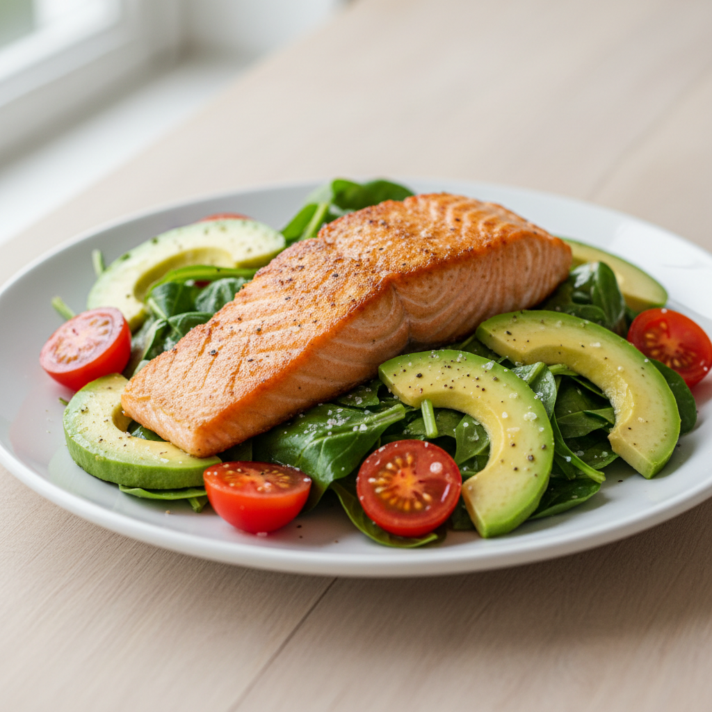 Salmon and Avocado Salad