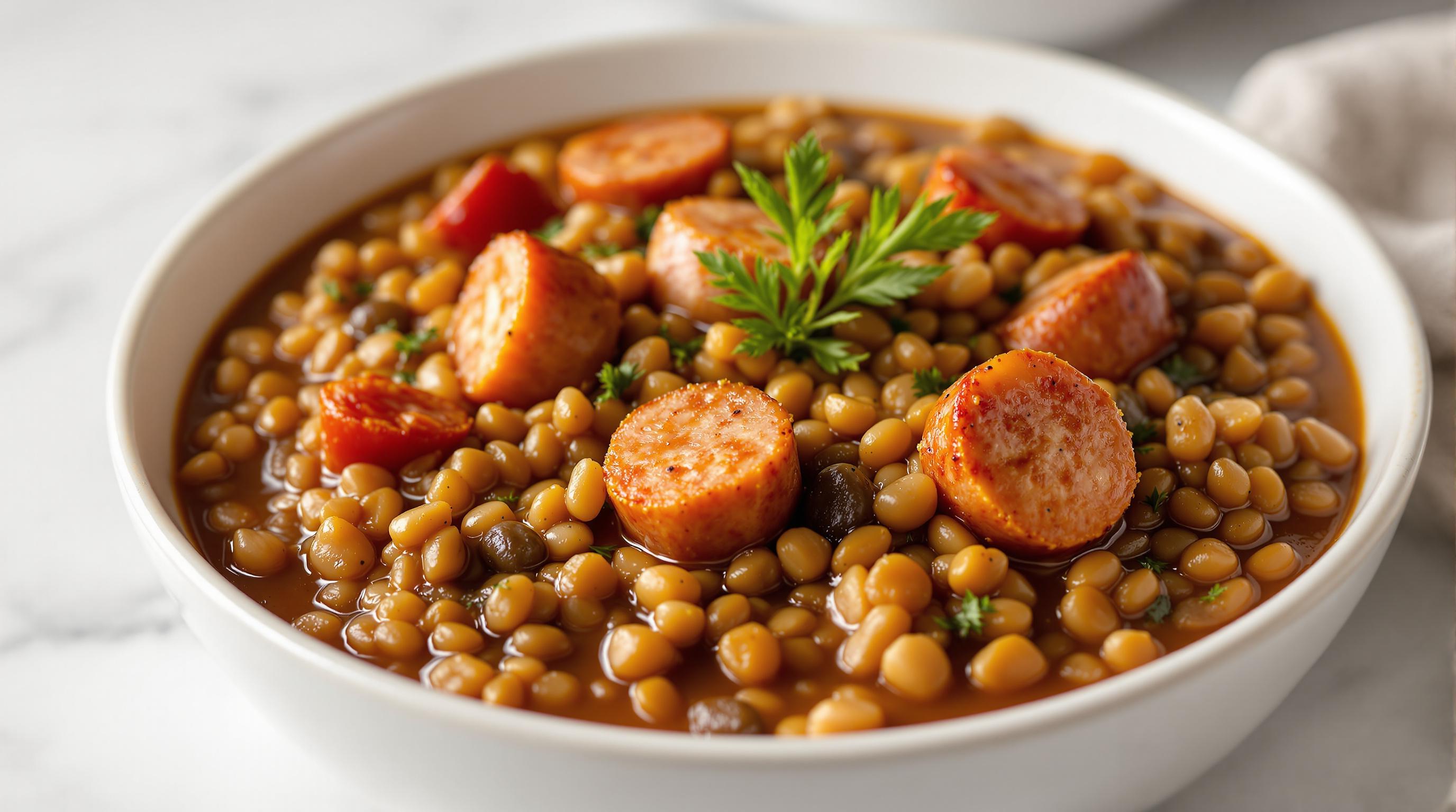 Sausage and Lentil Stew