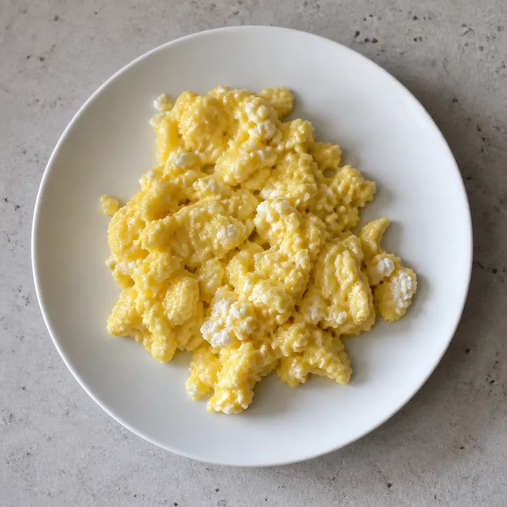 Scrambled Eggs with Feta