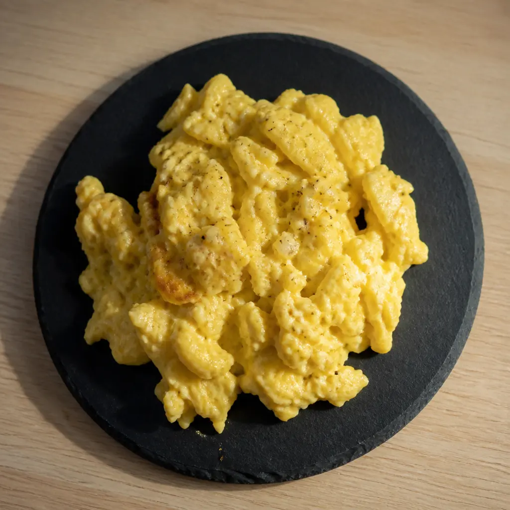 Scrambled Eggs with Onion Flakes